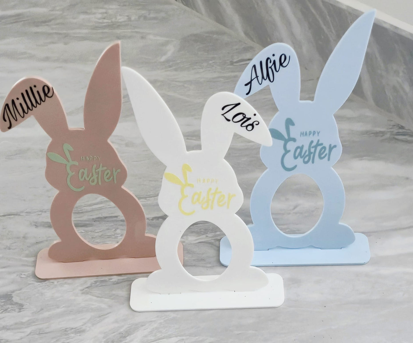 Personalised Easter Bunny Egg Holder