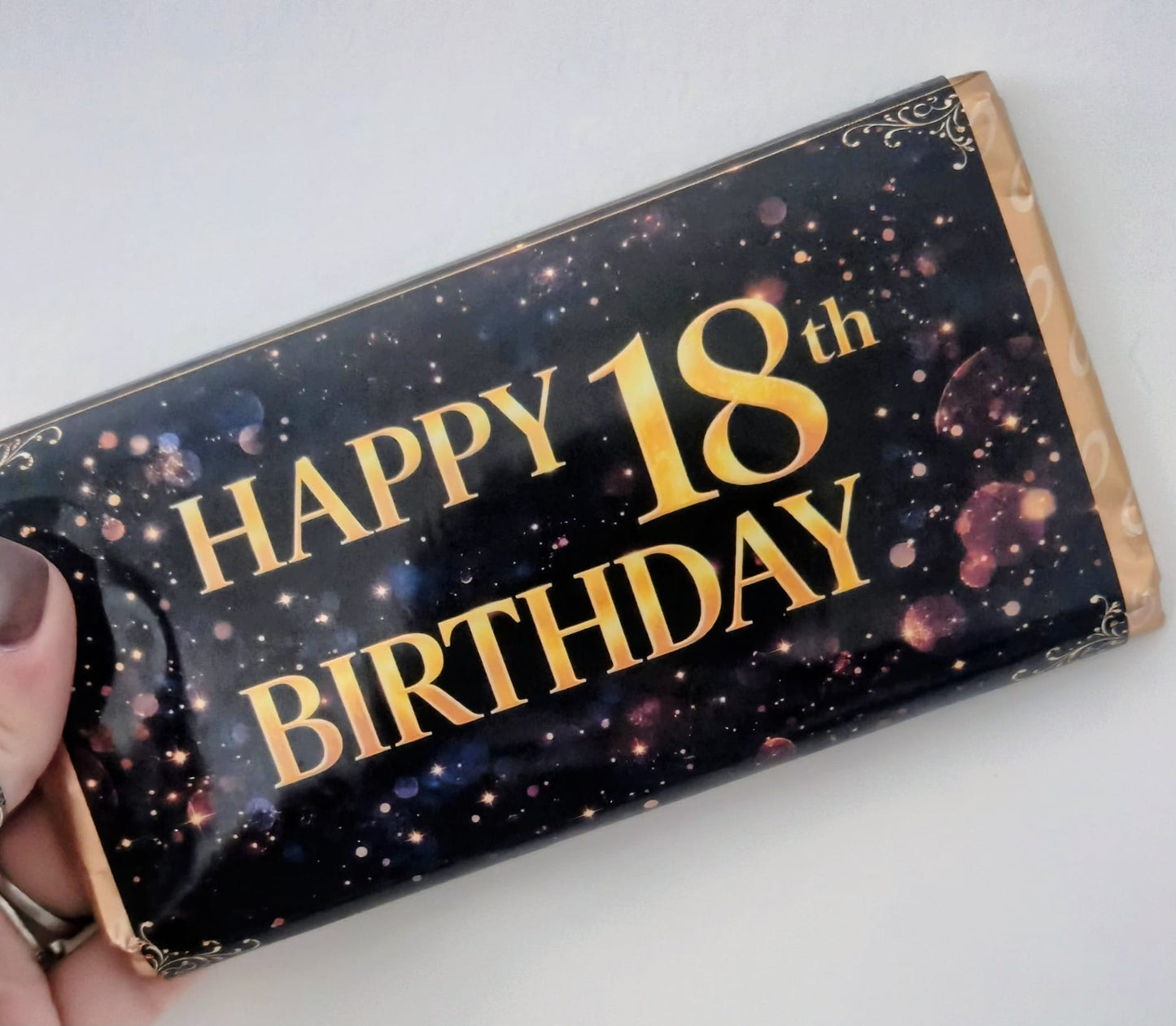 Luxury Happy 18th Birthday Chocolate Bar | Milestone Gift UK