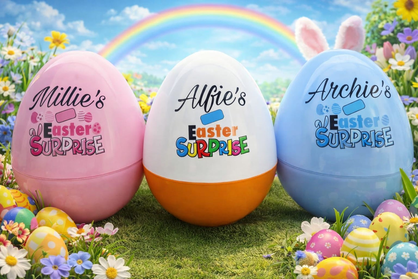 Jumbo Personalised Easter Surprise Egg