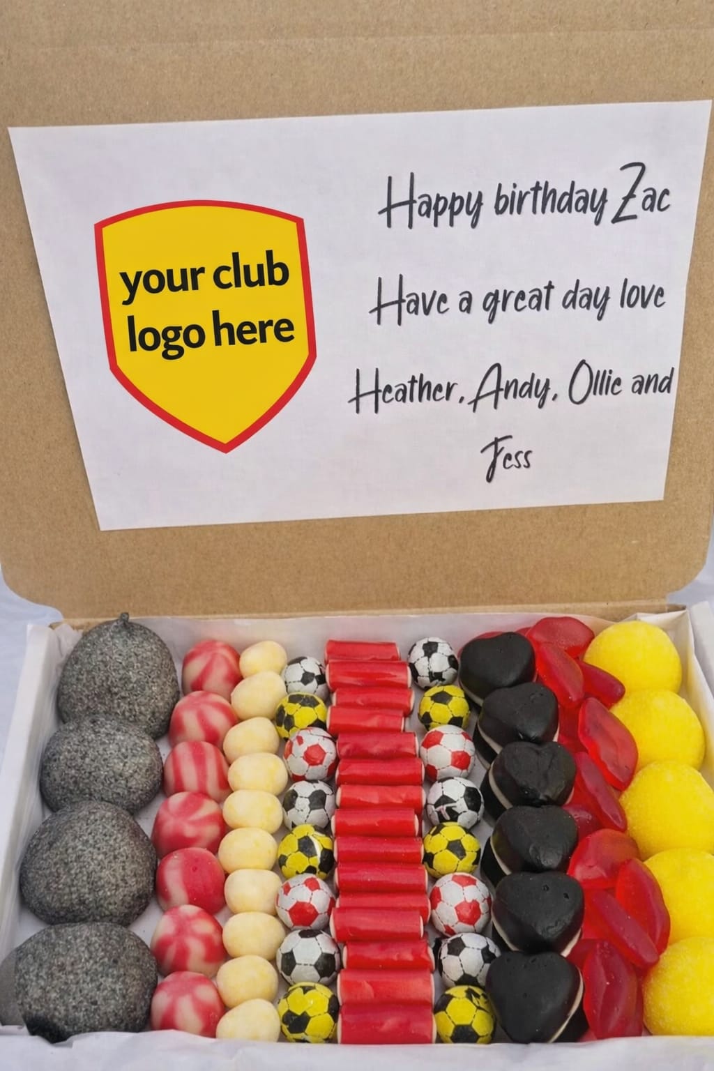 Football Sweet Letterbox
