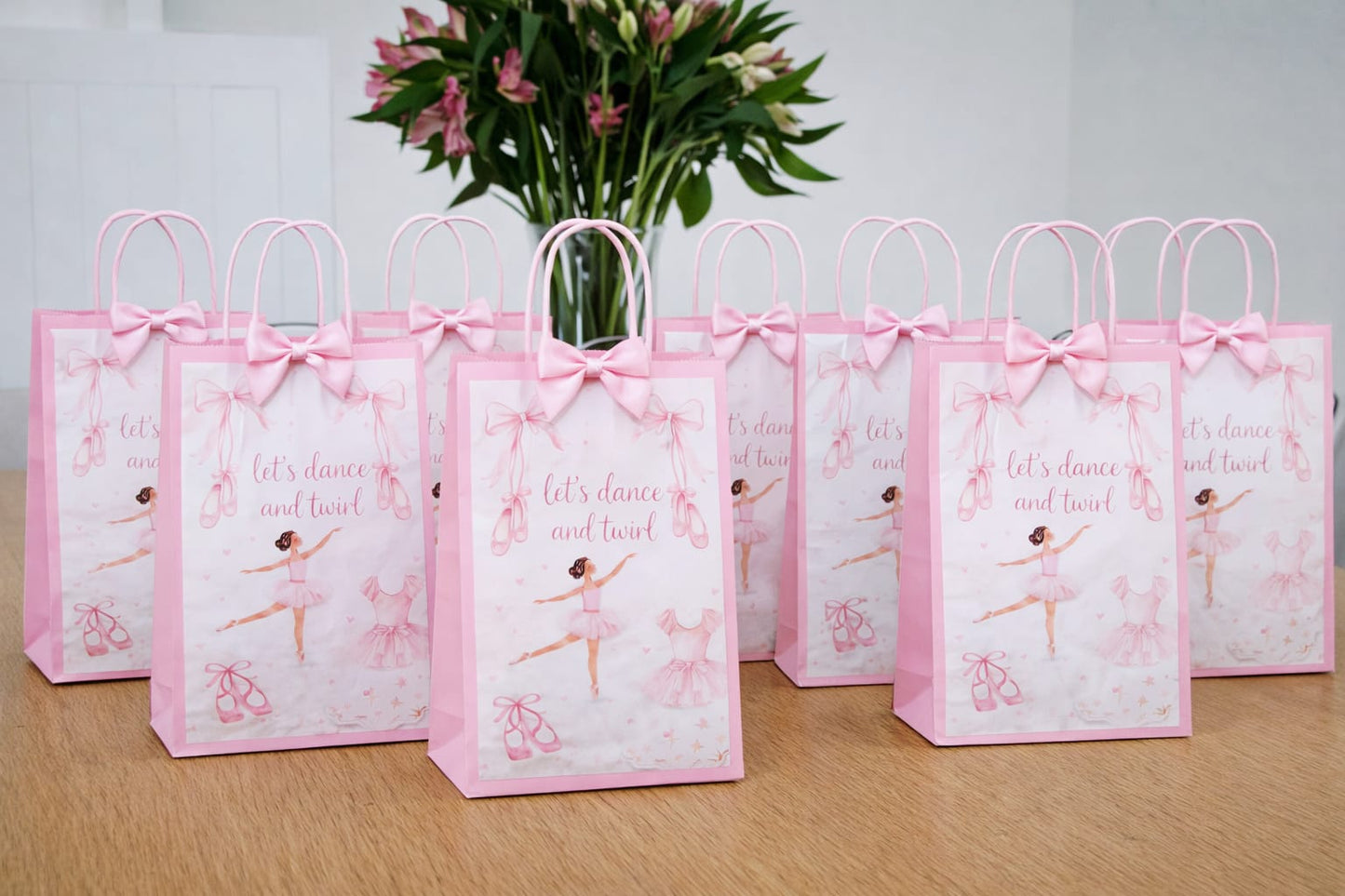 Personalised Ballet Themed Party Bags