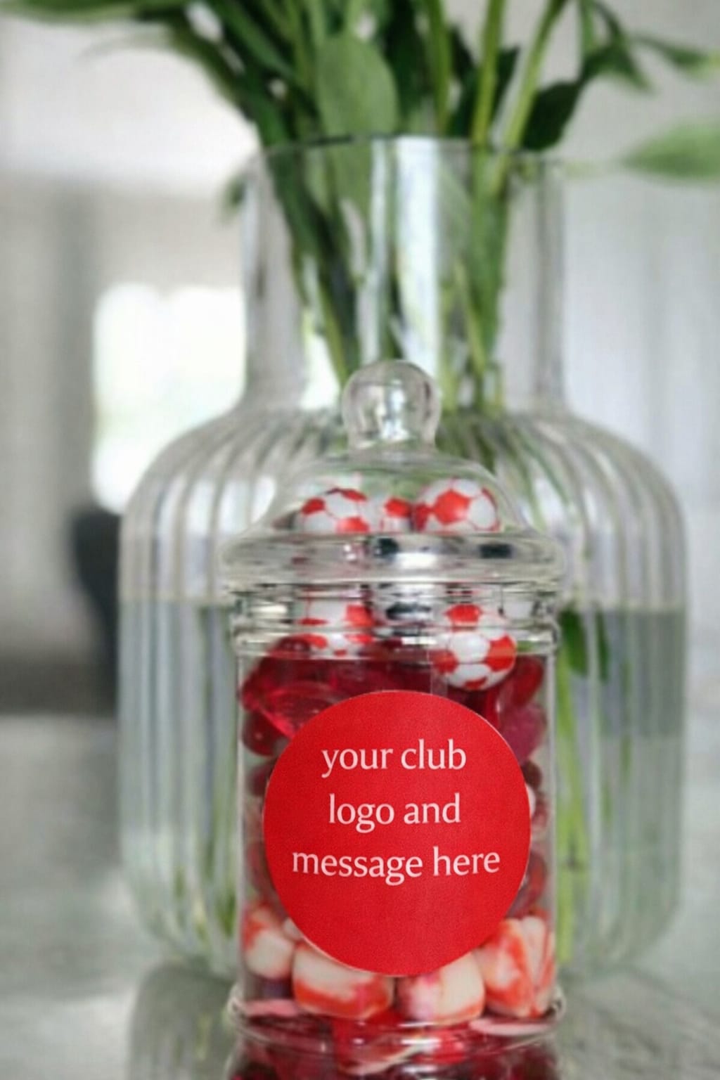 Personalised Football Sweet Jar Gift | Chocolate & Sweets
