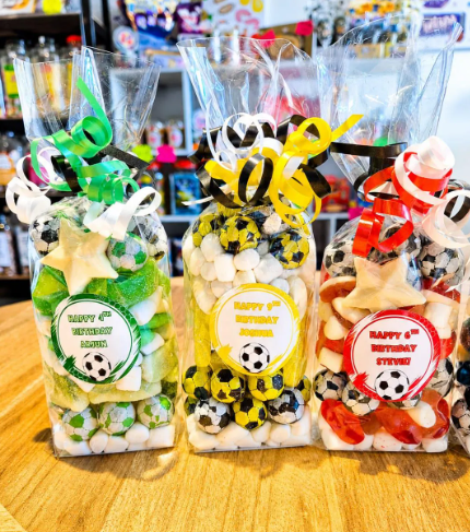 Personalised Football Sweet Bags