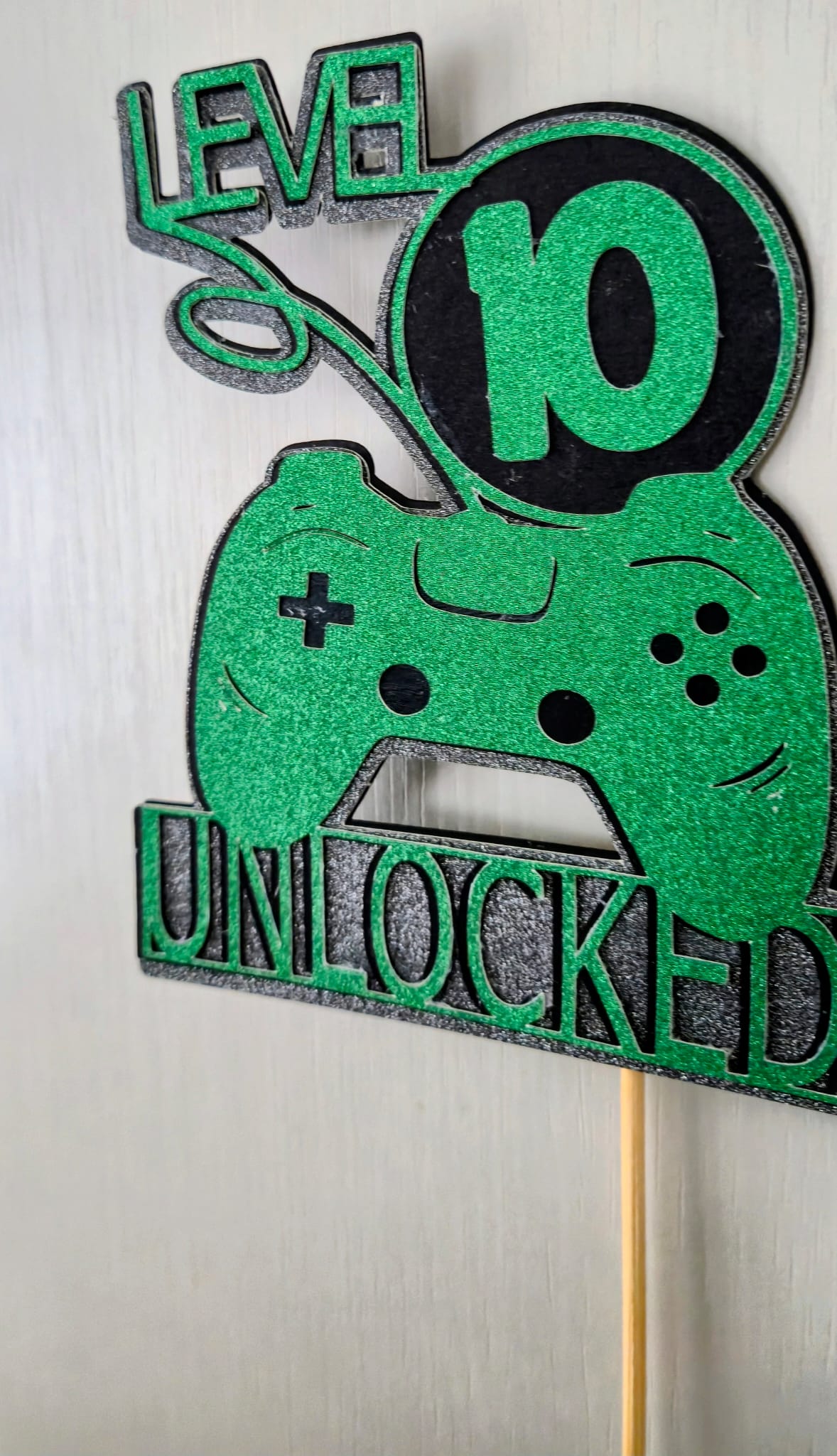 Personalised Gaming Themed Cake Topper