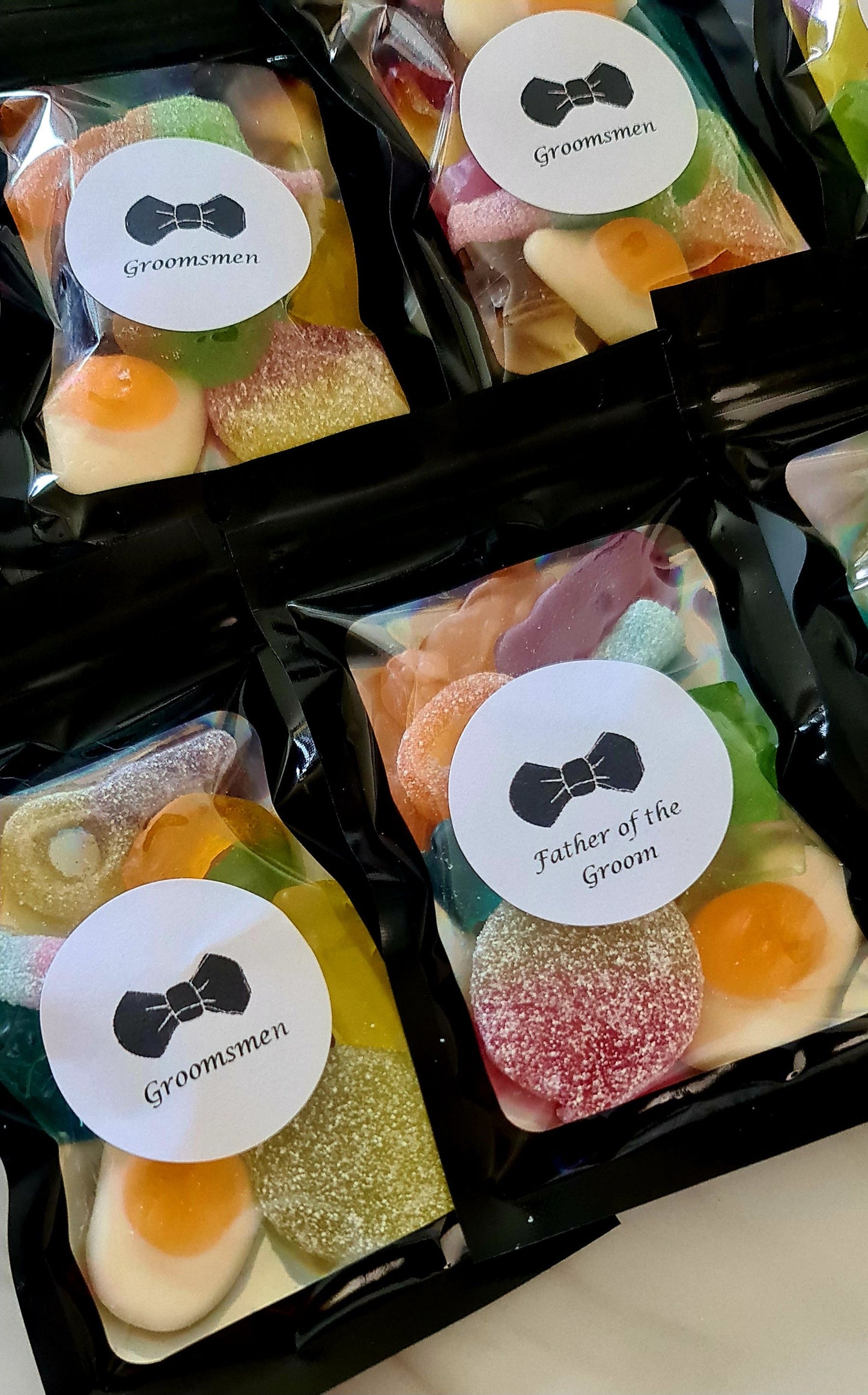 Personalized Stag Do Sweet Favors: Gummy & Fizzy Mix