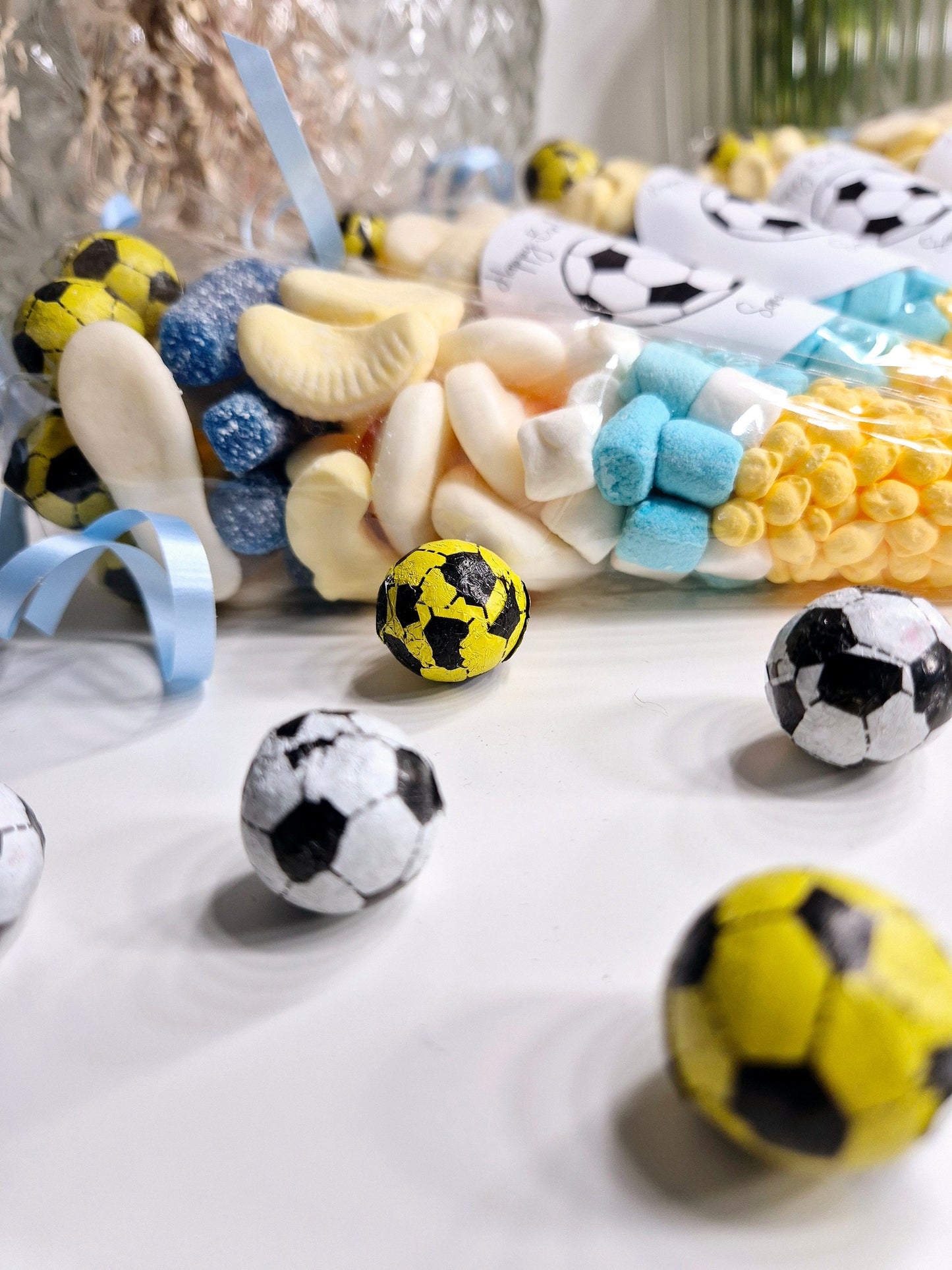Personalized Football Party Sweet Cones: Gummy Candy Favors