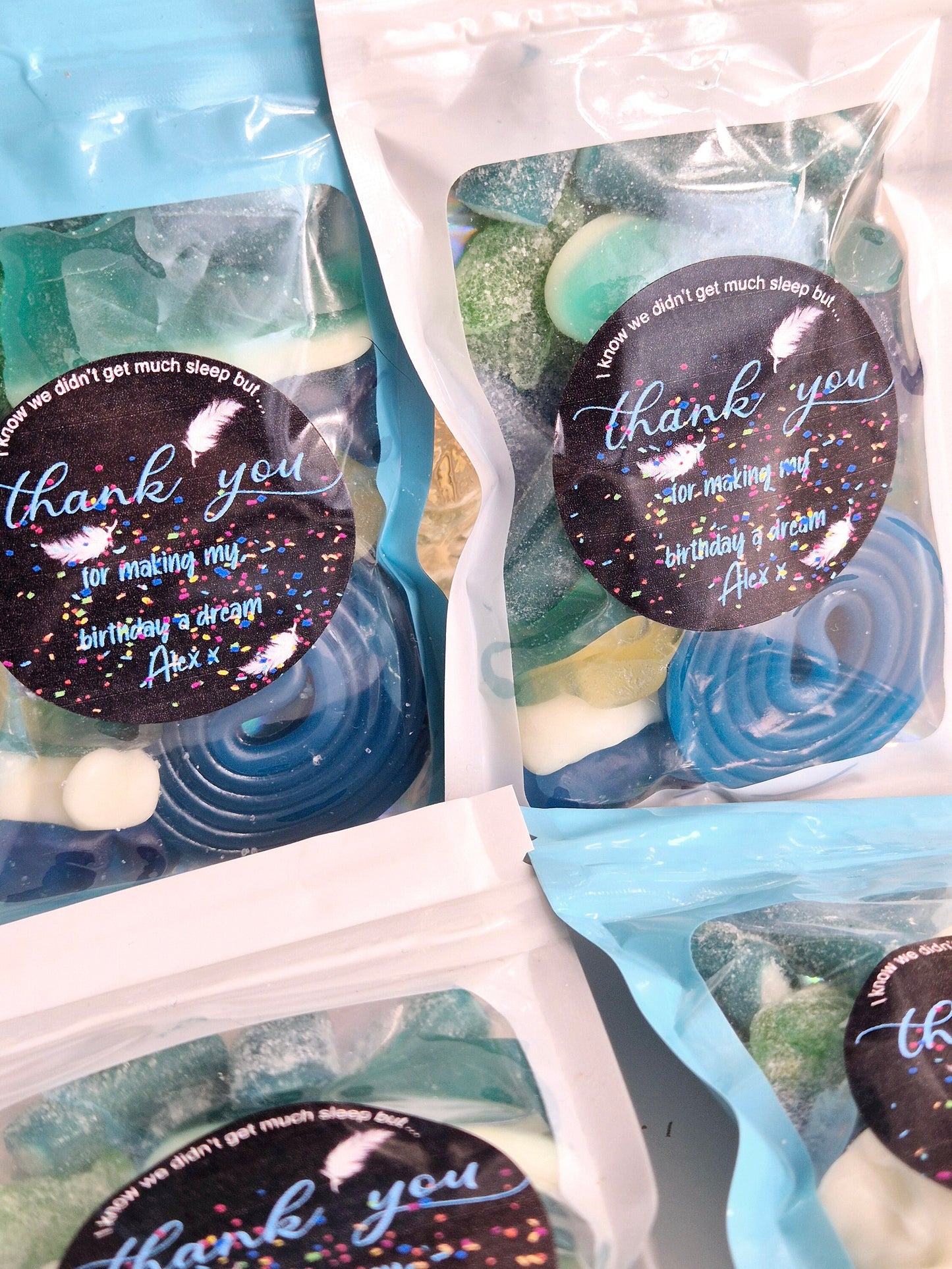 Personalized Gummy Candy Pouch: Party Favors