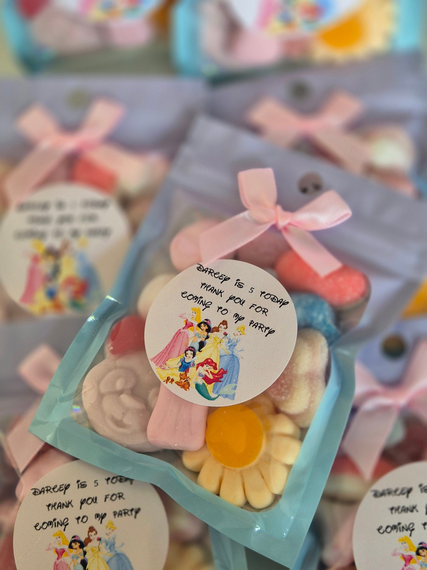 Princess Theme Party Favor Sweet Bags