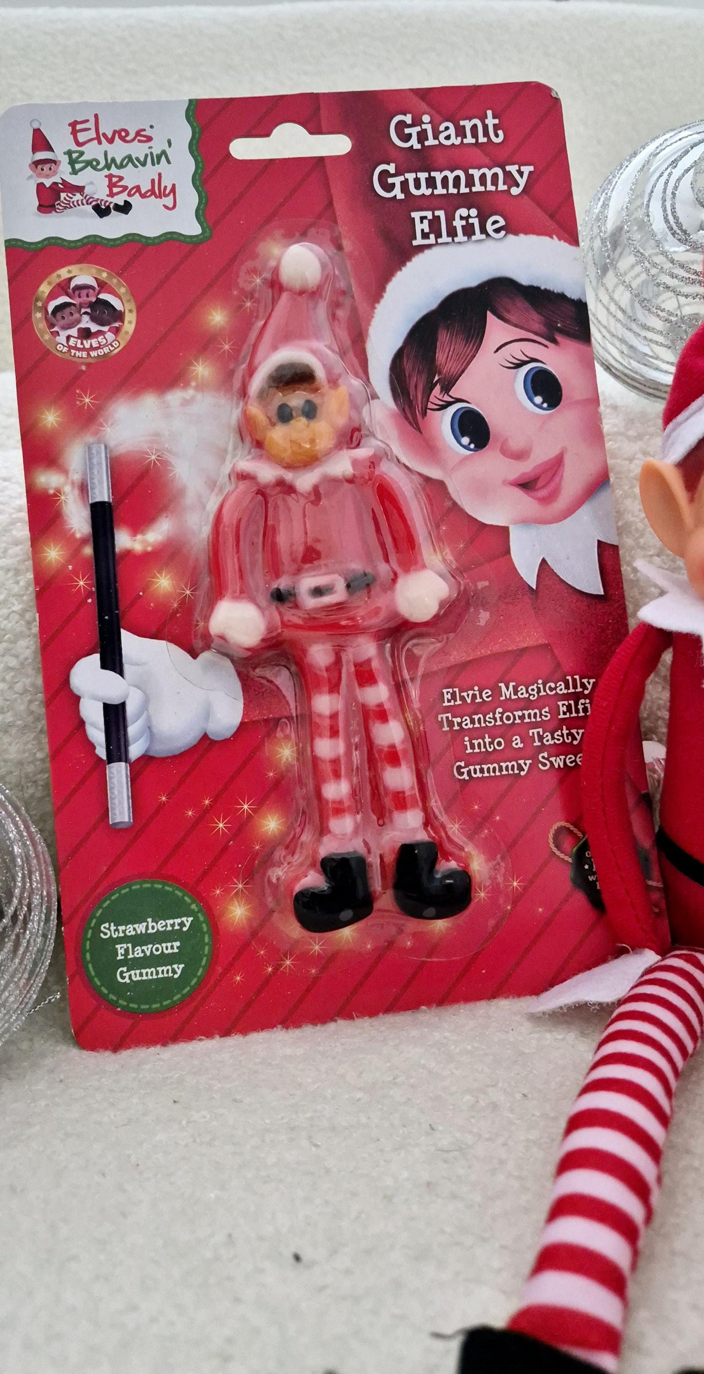 Giant gummy elfie- elf arrival - elf gift - Kids elf arrival