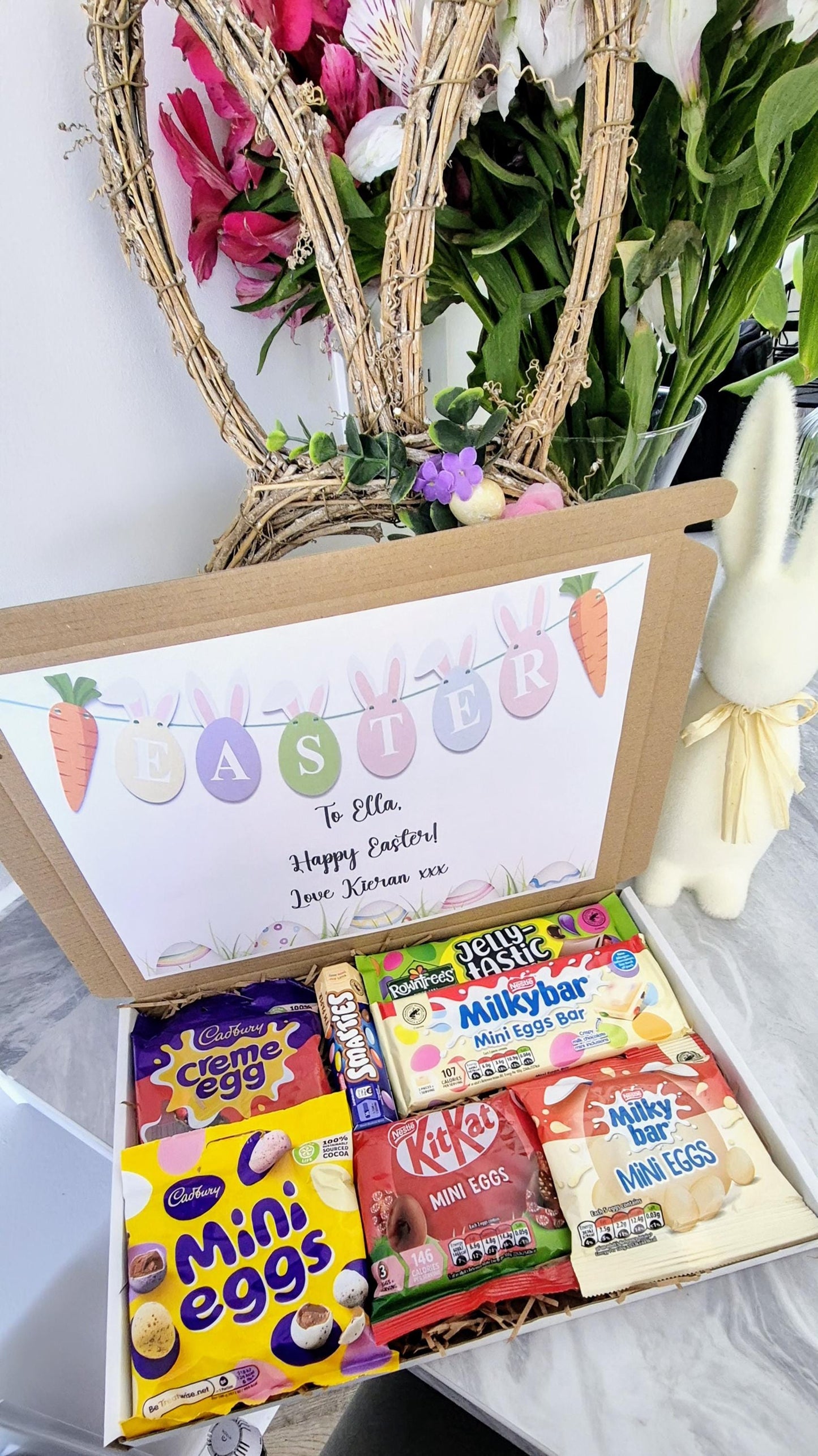 Chocolate Letterbox - Easter Letterbox Gift- Easter - Chocolate - Mini eggs - Easter Bunny