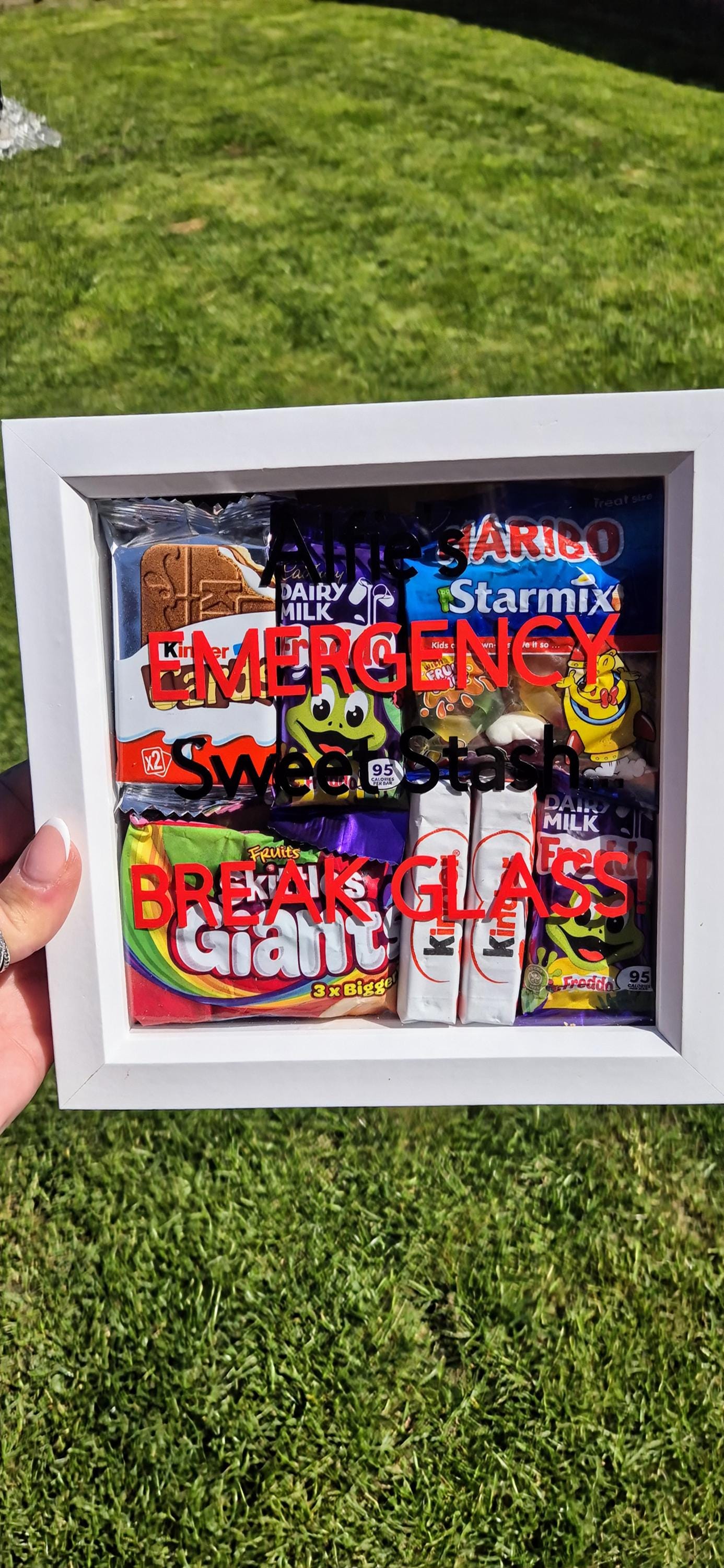 In case of Emergency break glass gift - sweet gift