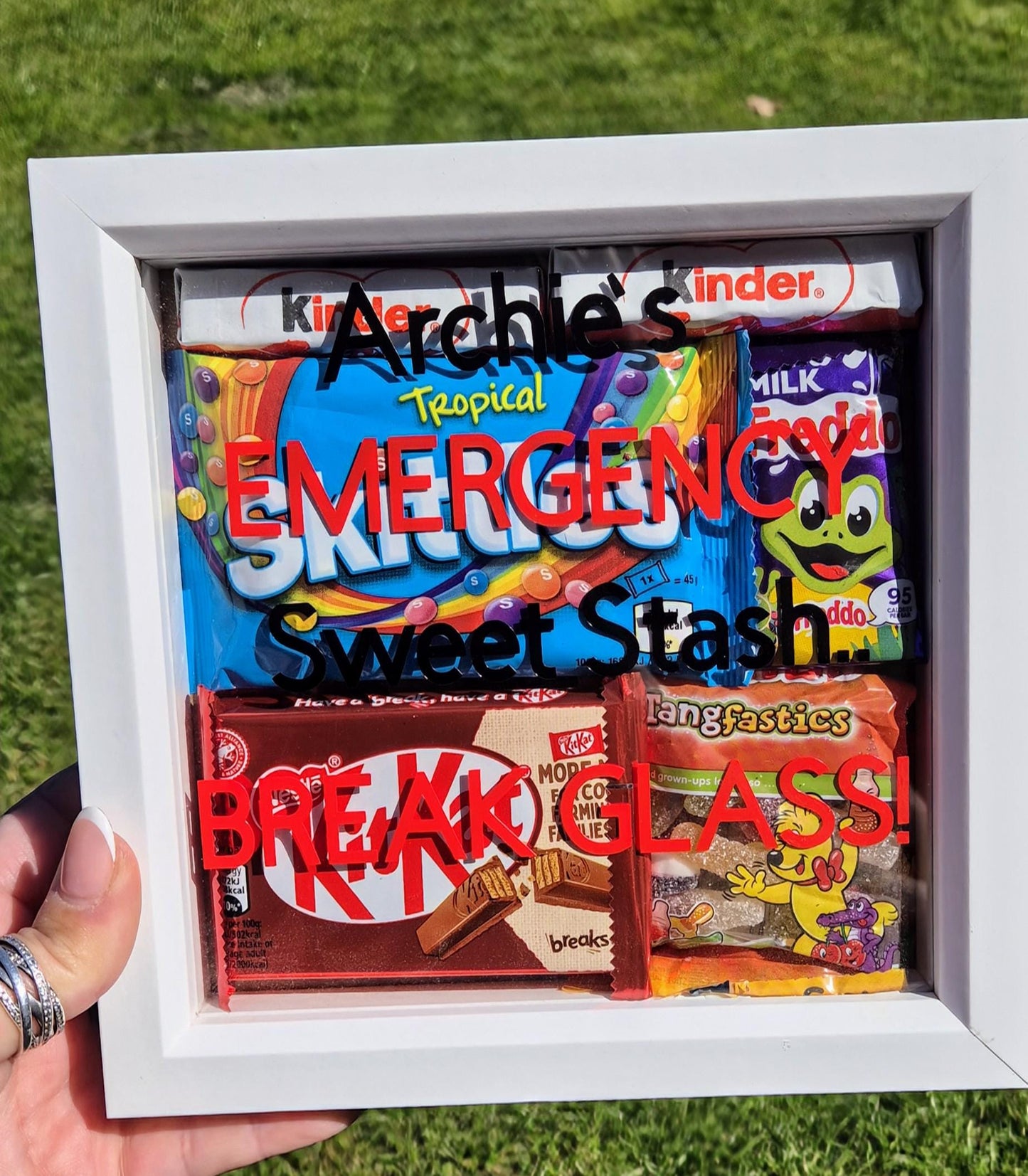 In case of Emergency break glass gift - sweet gift