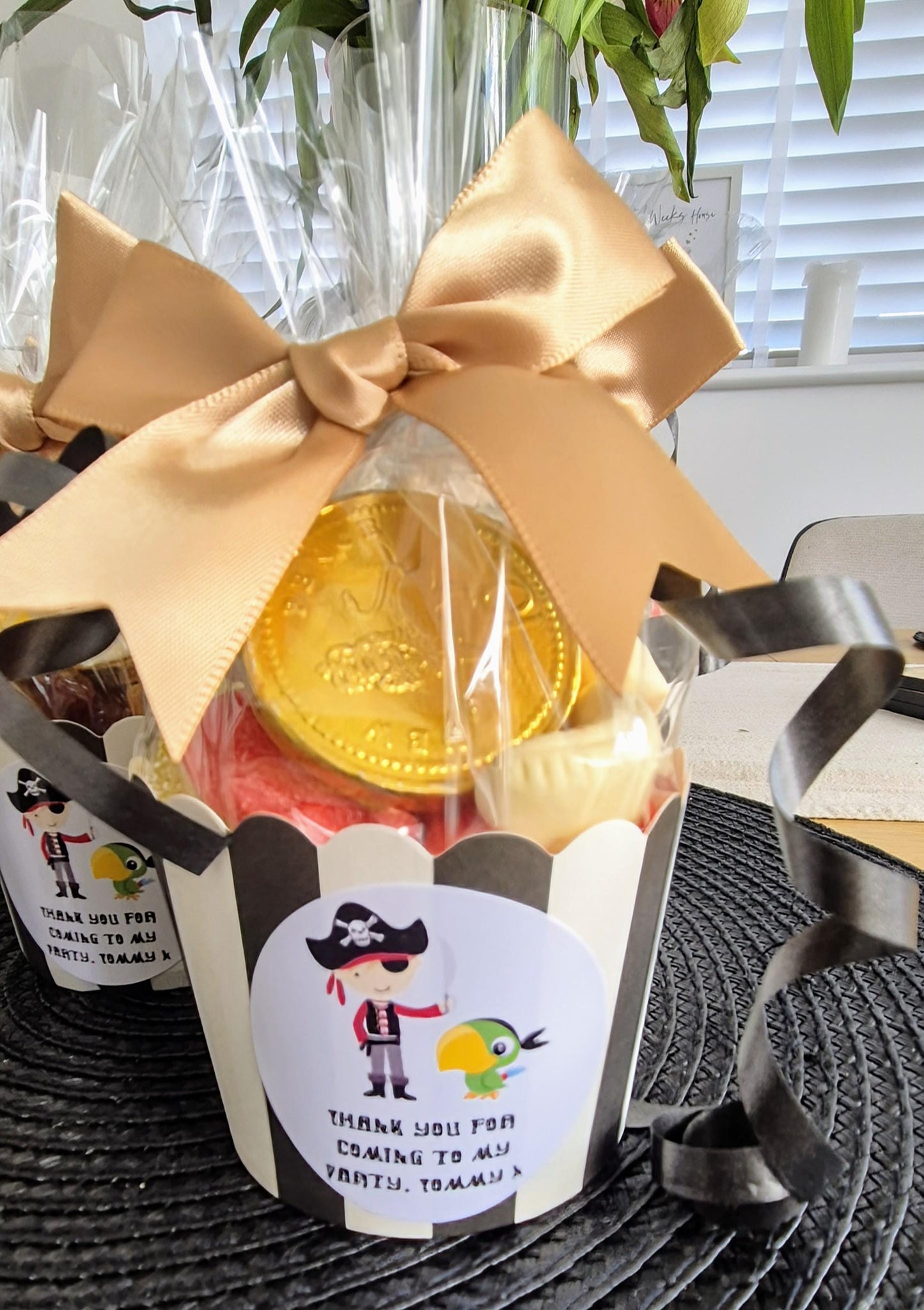 Pirate Party Favors: Personalized Sweet Cups