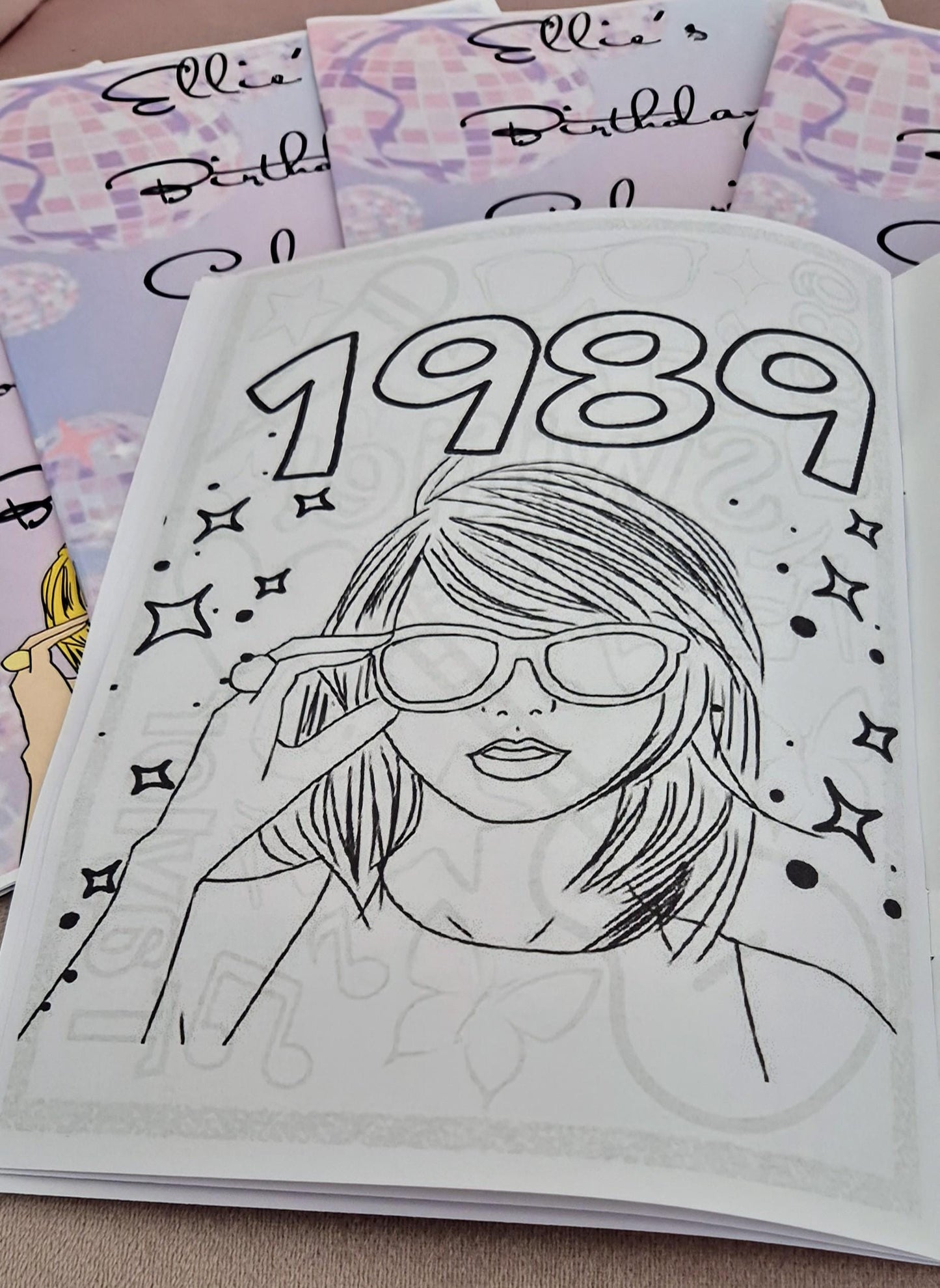 Personalised Swiftie colouring book - Party Favour - Party bag filler - Swiftie party