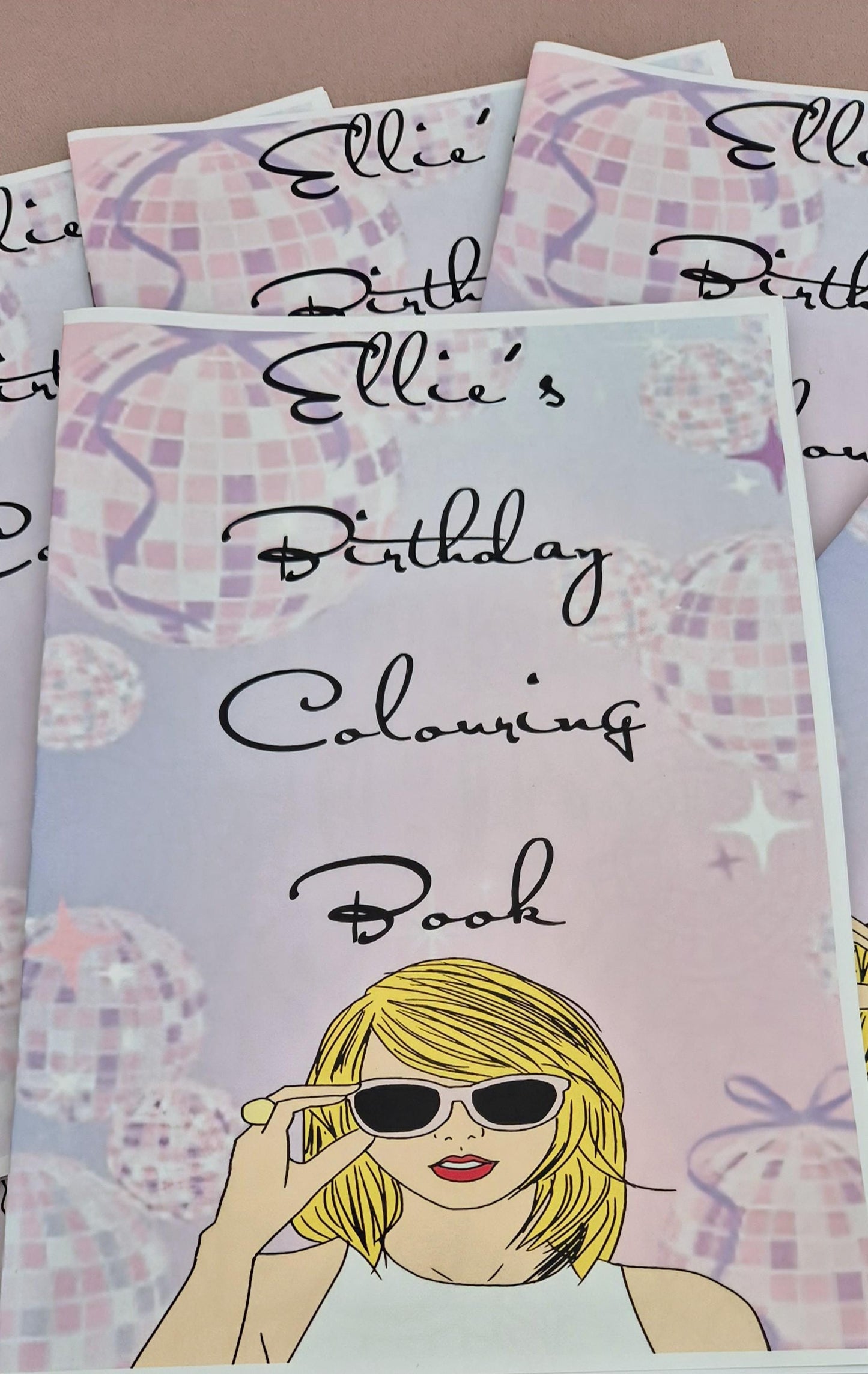 Personalised Swiftie colouring book - Party Favour - Party bag filler - Swiftie party