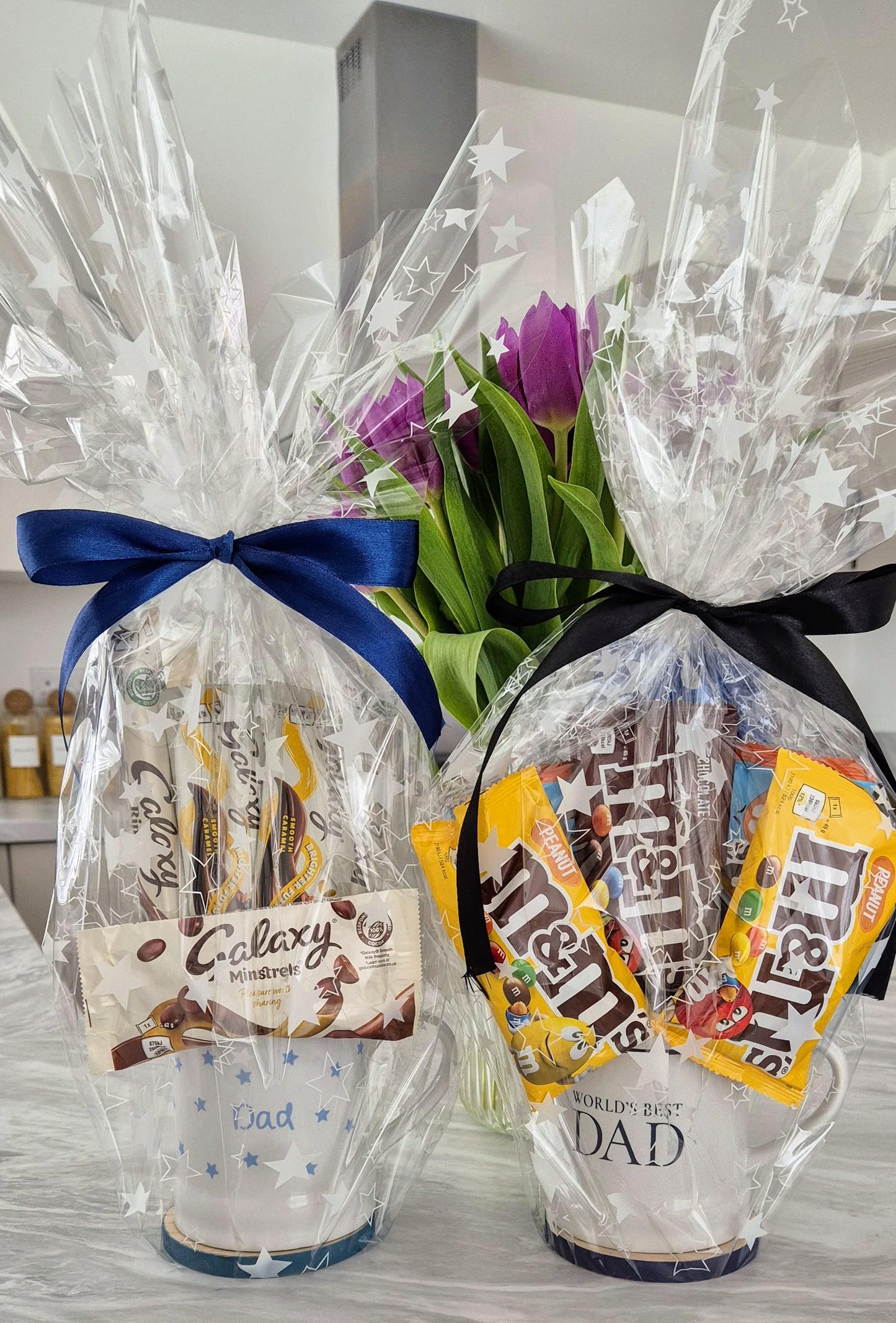 Father's Day Chocolate Bouquet Gift Set: Mug & Coaster