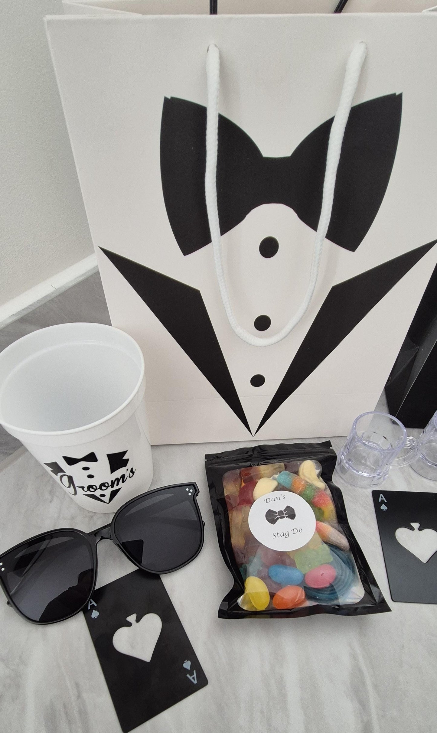 Groom Crew Prefilled Party Bags: Stag Do Goody Bags