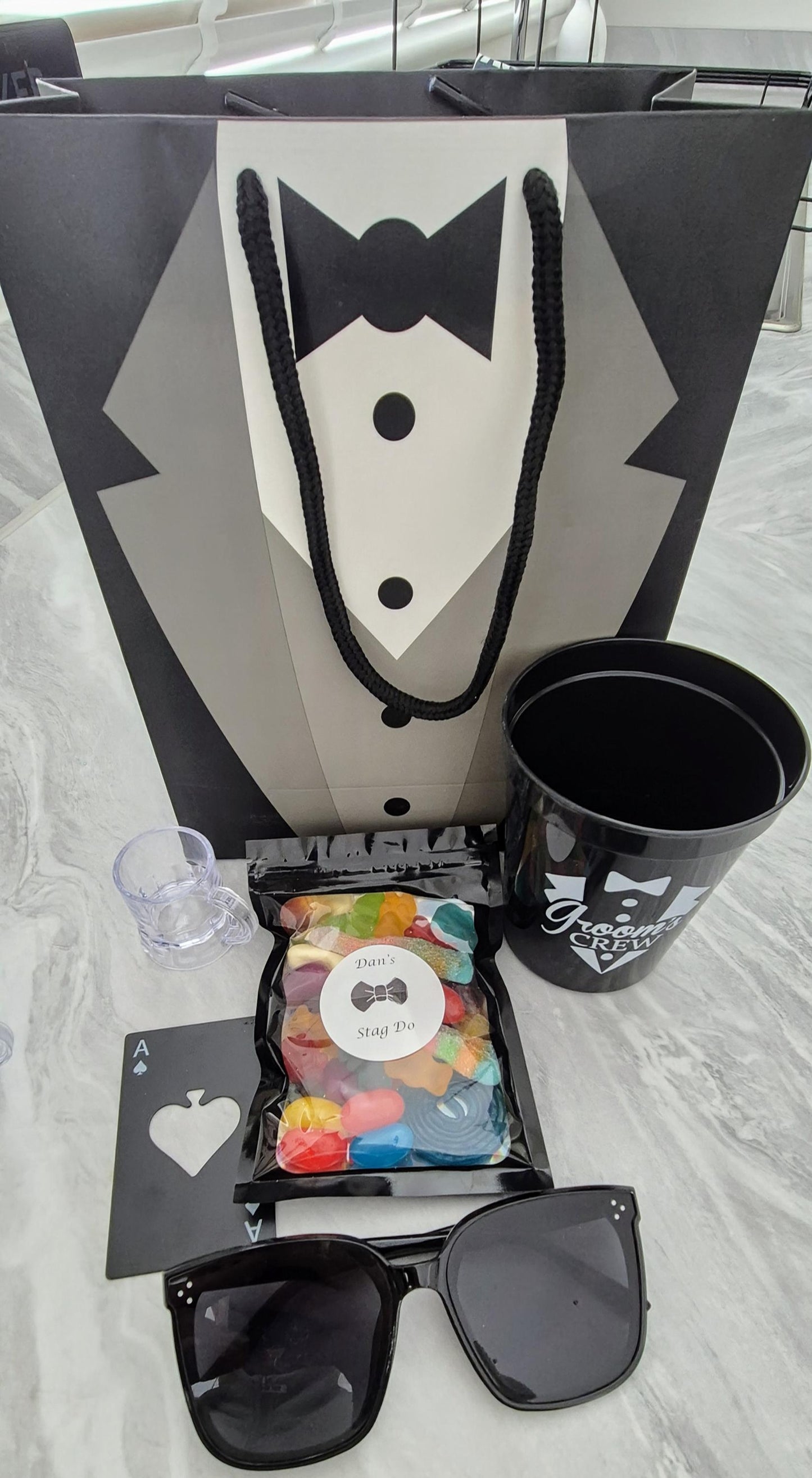 Groom Crew Prefilled Party Bags: Stag Do Goody Bags