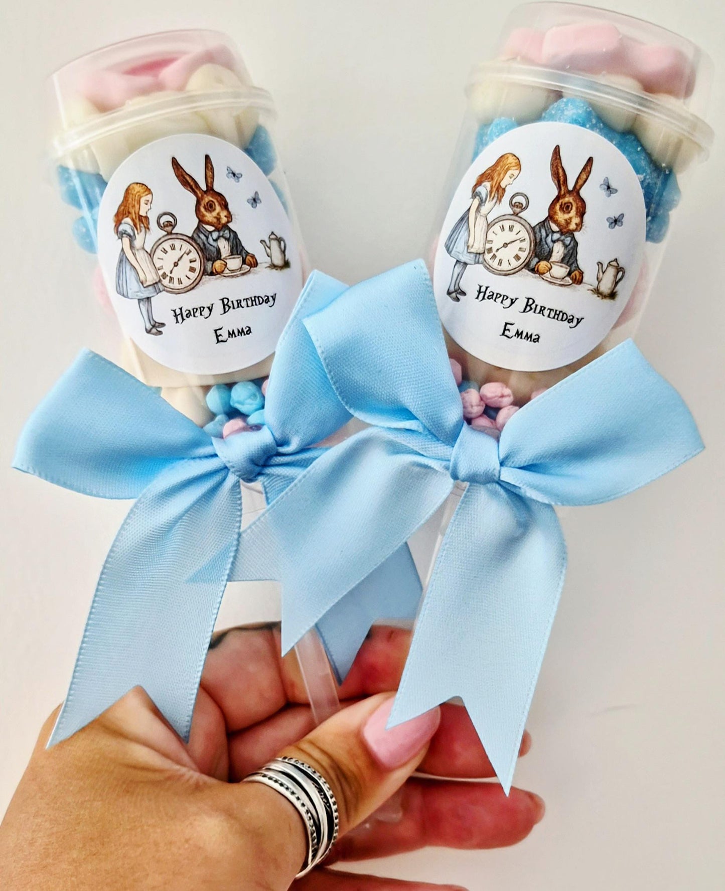 Sweet push pops- Sweets- Party Favours- mad hatter party- inspired push pop- Alice in wonderland