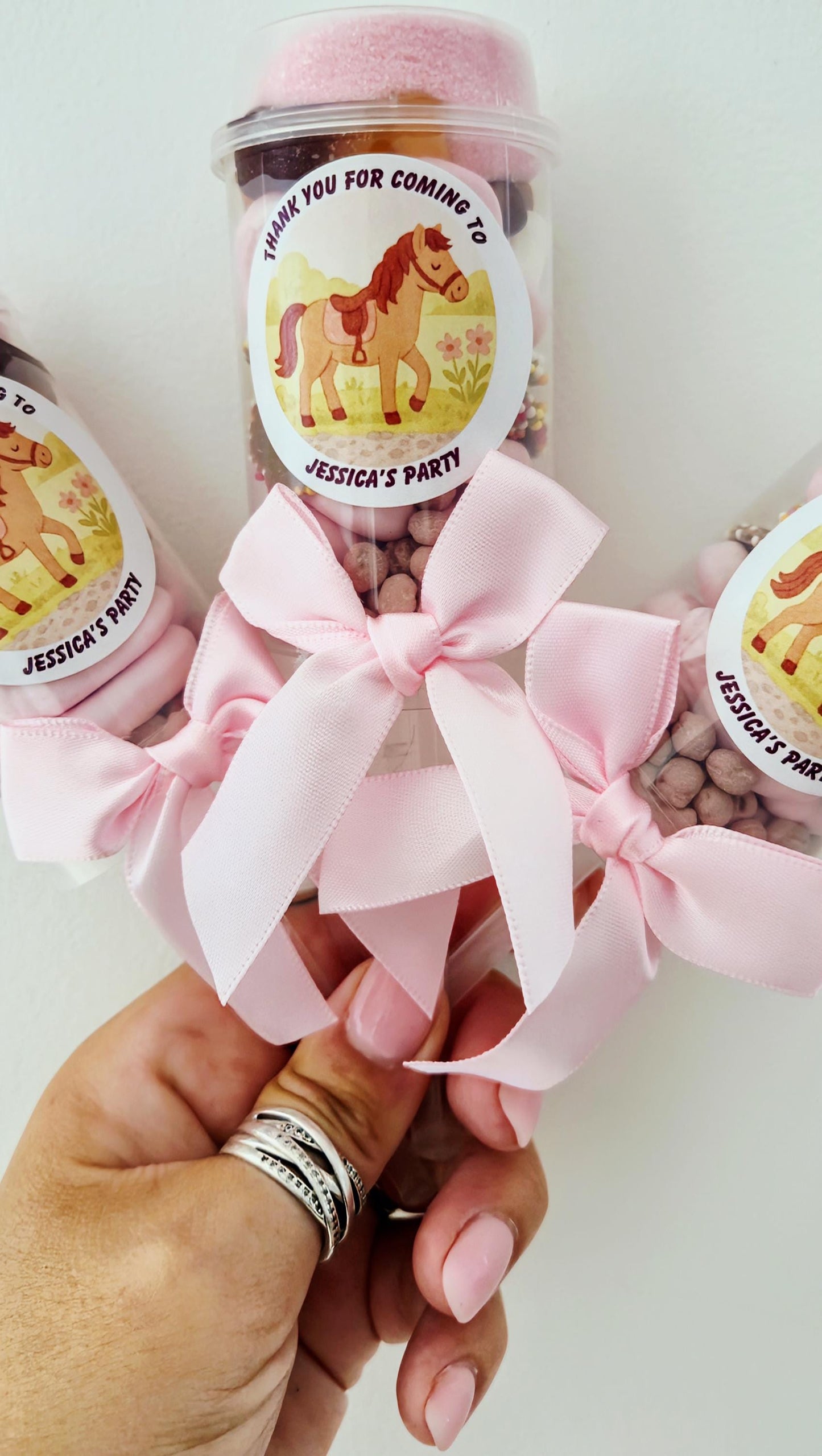 Sweet push pops- Sweets- Party Favours-Horse inspired push pop - Horse themed