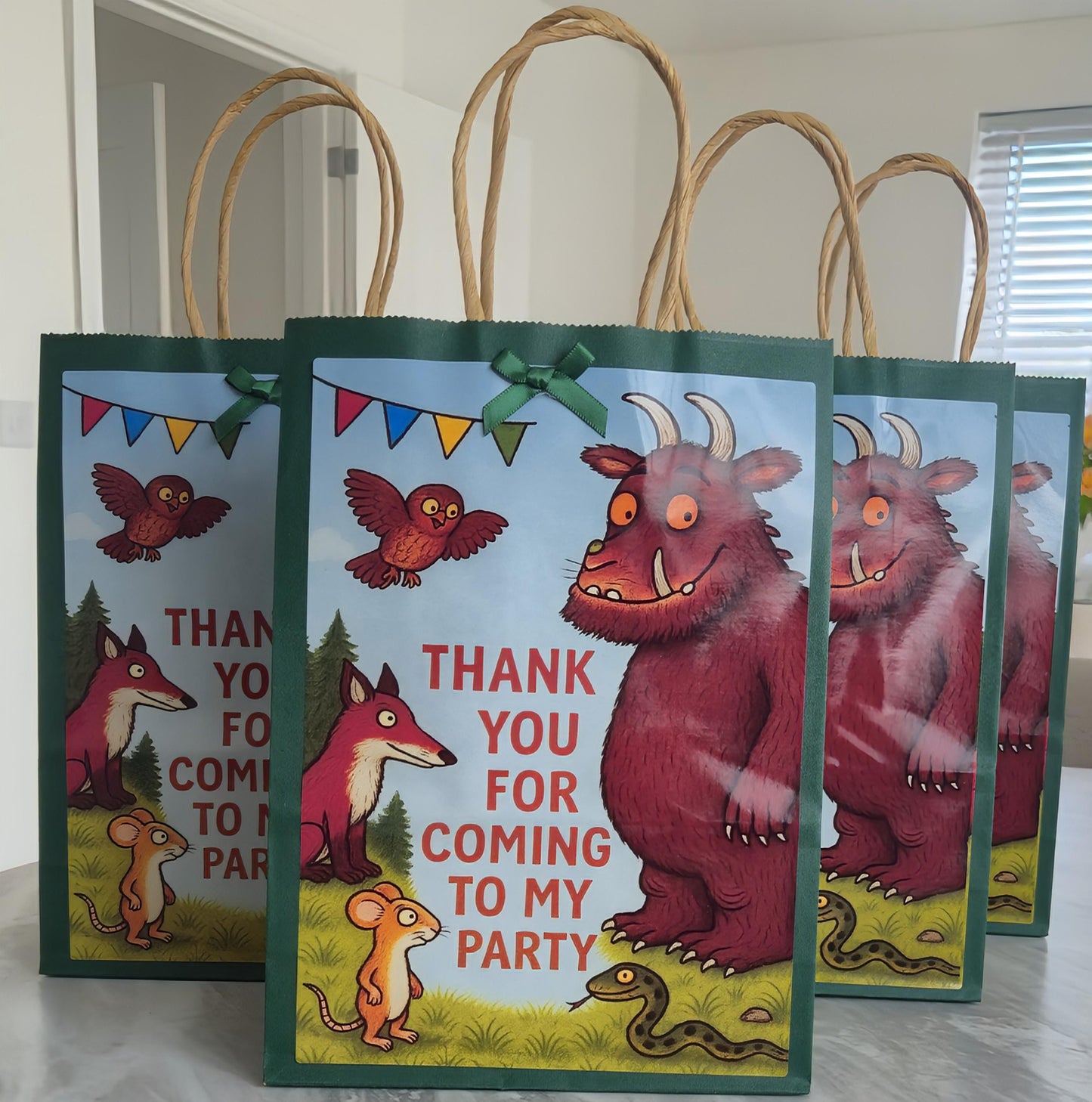 Gruffalo party bag - Personalised Gruffalo Party bag