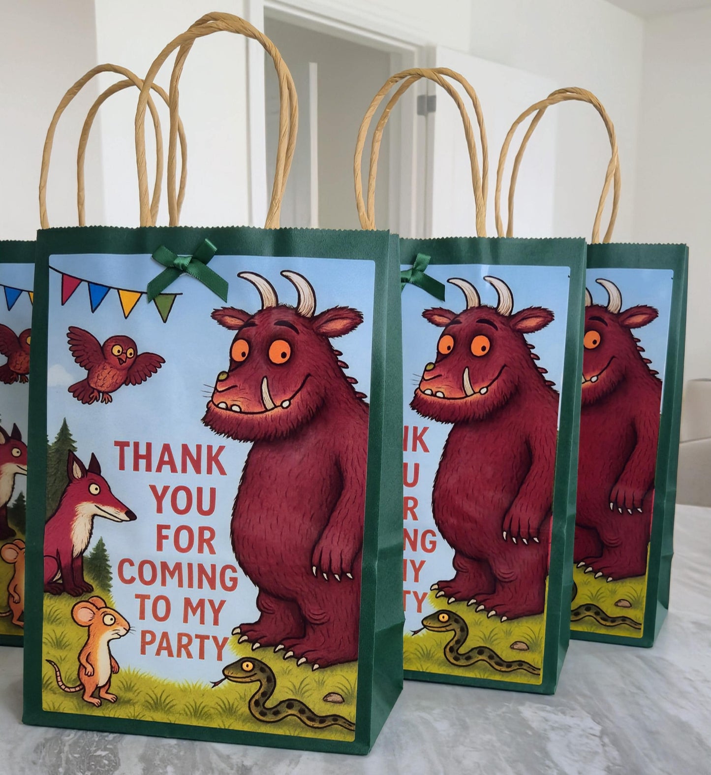 Gruffalo party bag - Personalised Gruffalo Party bag