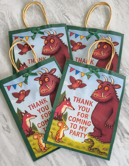 Personalized Gruffalo Party Bag: Colorful Character Design