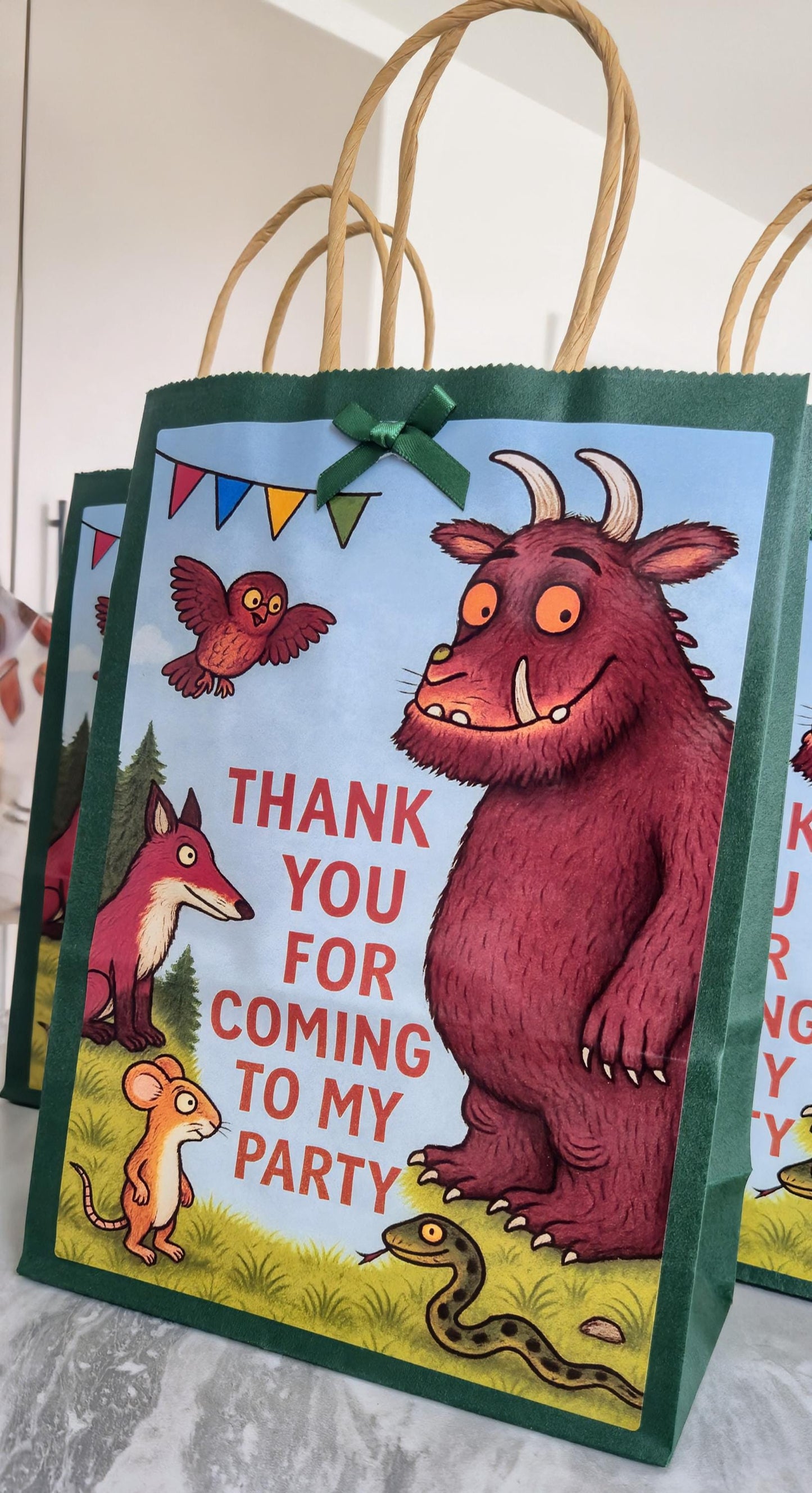 Gruffalo party bag - Personalised Gruffalo Party bag