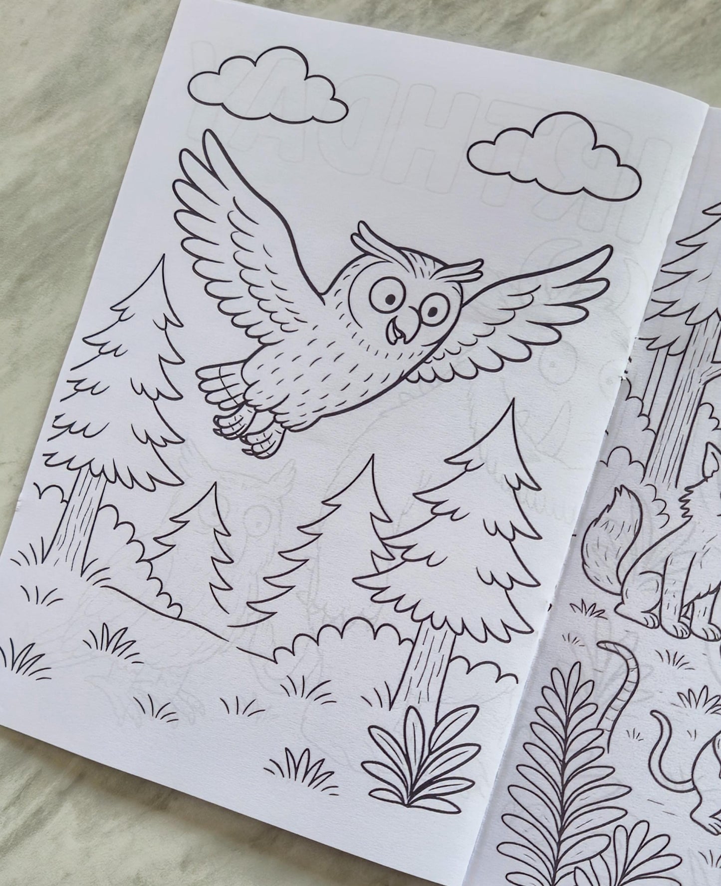 Gruffalo inspired personalised colouring book - Party favour - Kids Party