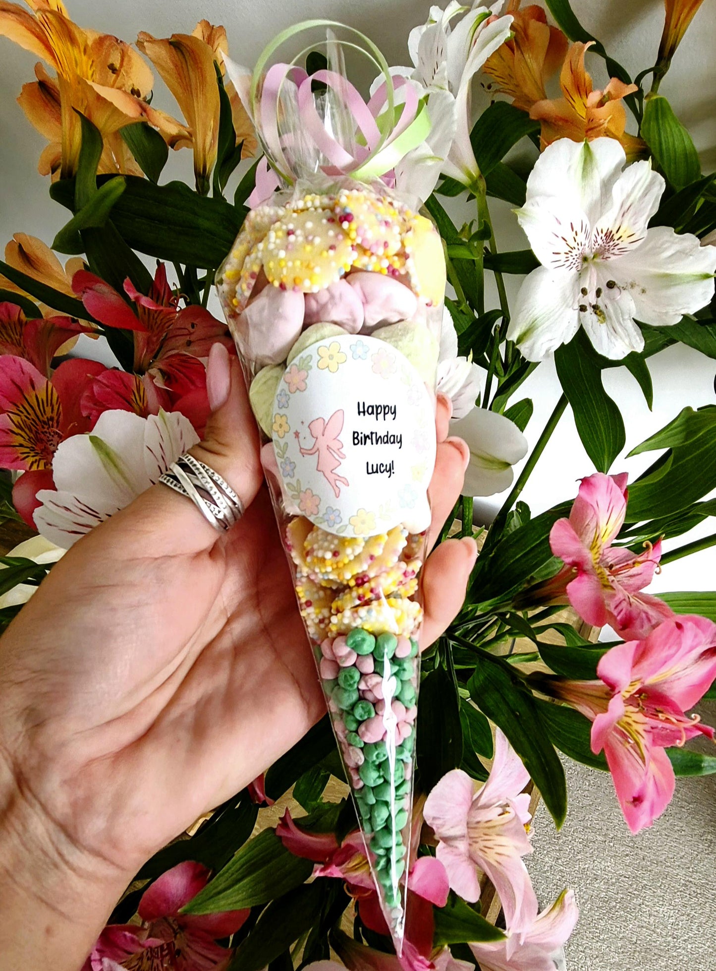 Fairy themed - inspired sweet cones- party favours
