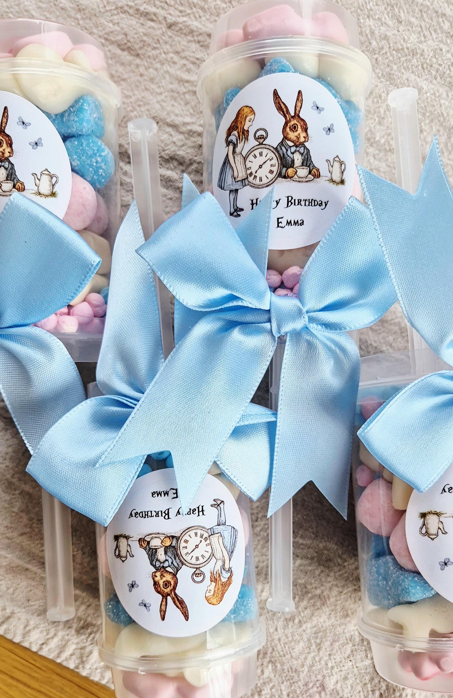 Sweet push pops- Sweets- Party Favours- mad hatter party- inspired push pop- Alice in wonderland