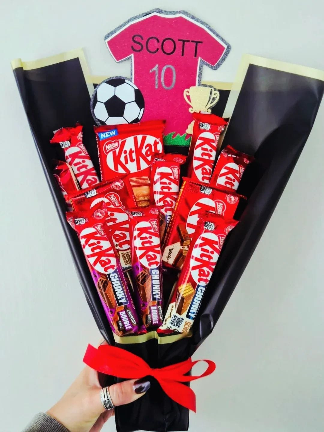 Personalised KitKat Chocolate Bouquet - Any Occasion