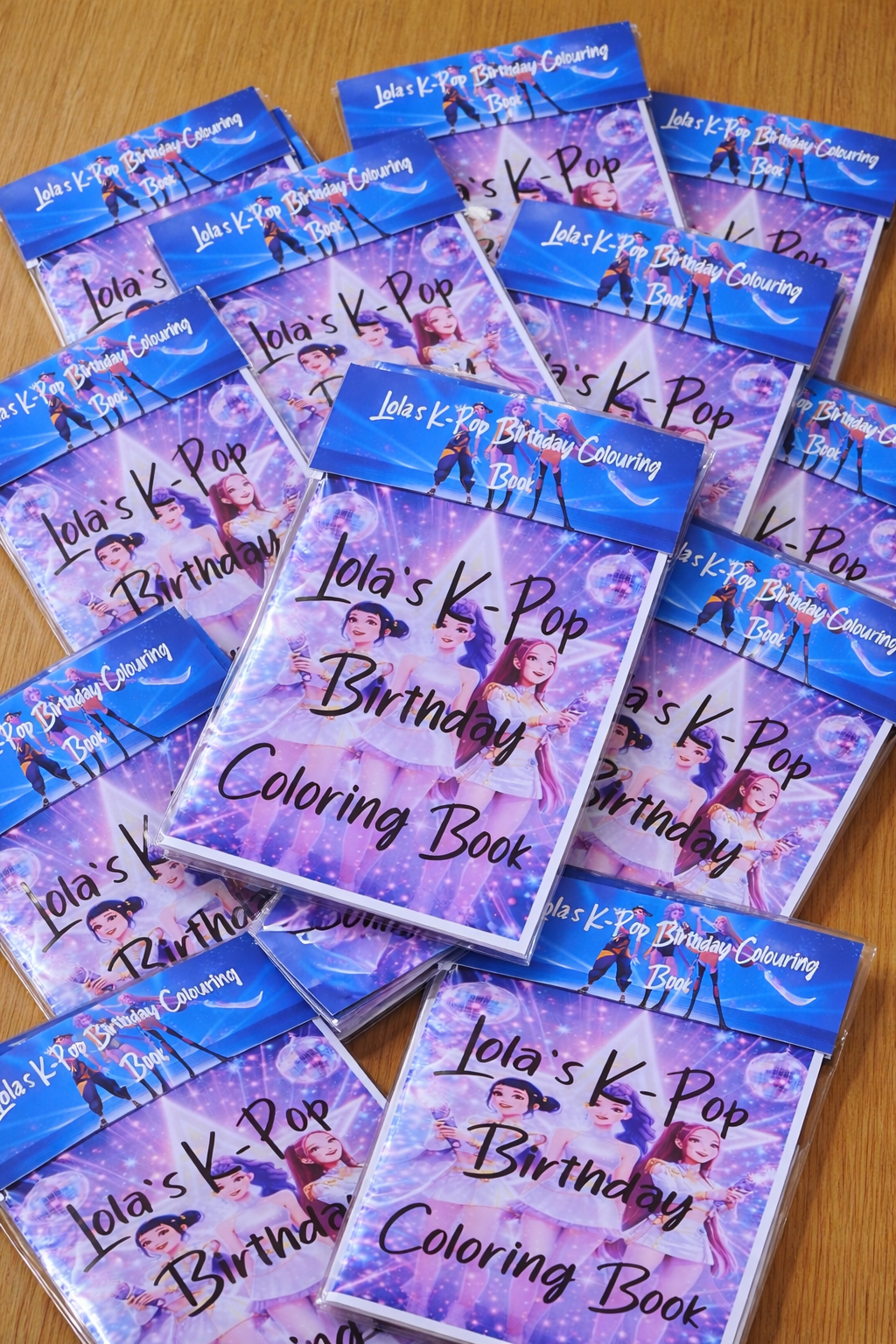 Personalised KPOP Demon Hunters Colouring Book