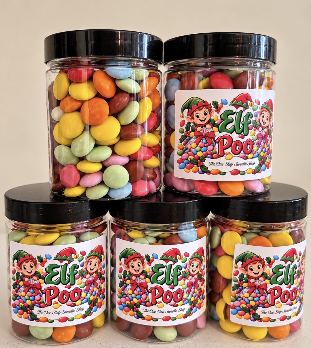 Elf Poo Chocolate Beans - Novelty Christmas Sweet Gift
