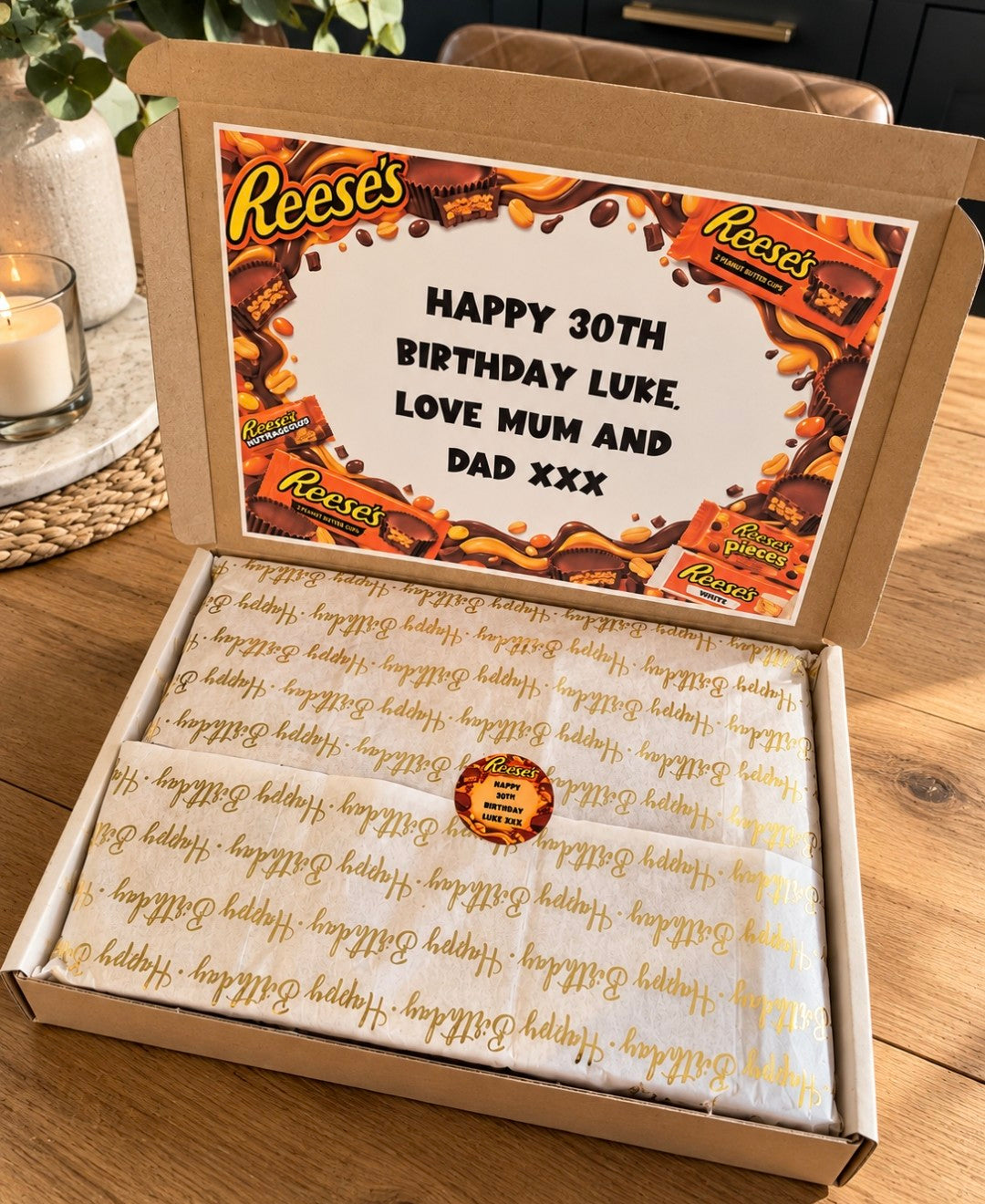 Letterbox gift - Reese's letterbox gift - Birthday gift - personalised gift