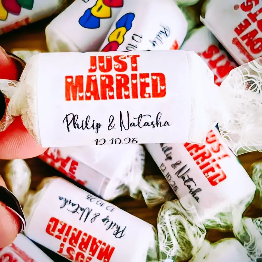 Custom Swizzel Love Hearts – Wedding & Engagement Favours