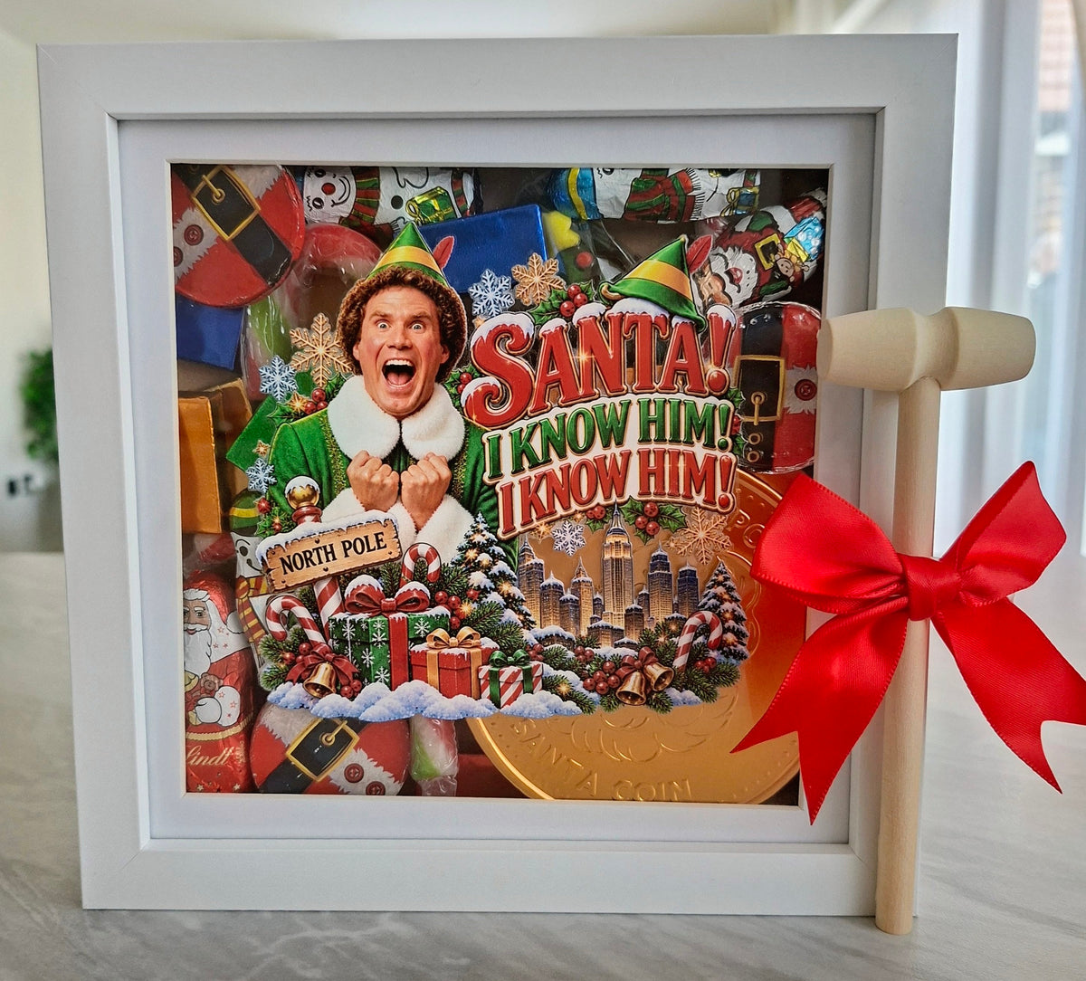 Christmas Chocolate Smash Frames – Grinch, Polar Express & Elf | Festive Sweet Gift