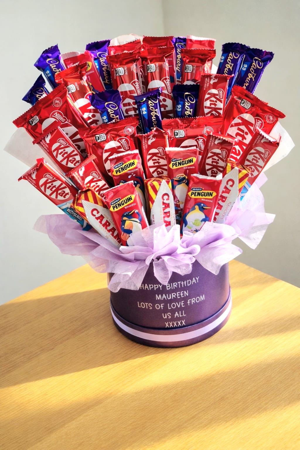 Personalised Milk Chocolate Bouquet | Chocolate Gift Hamper