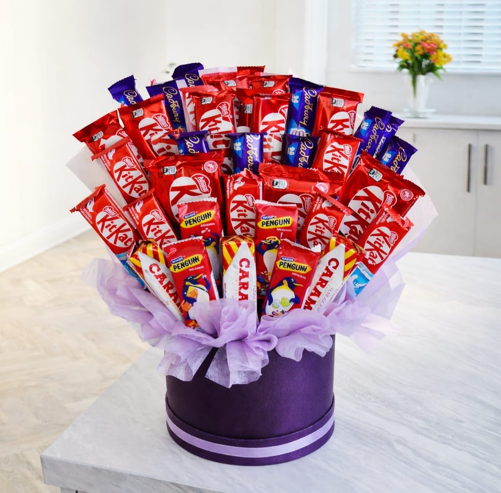 Personalised Milk Chocolate Bouquet | Chocolate Gift Hamper
