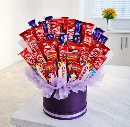 Personalised Milk Chocolate Bouquet | Chocolate Gift Hamper