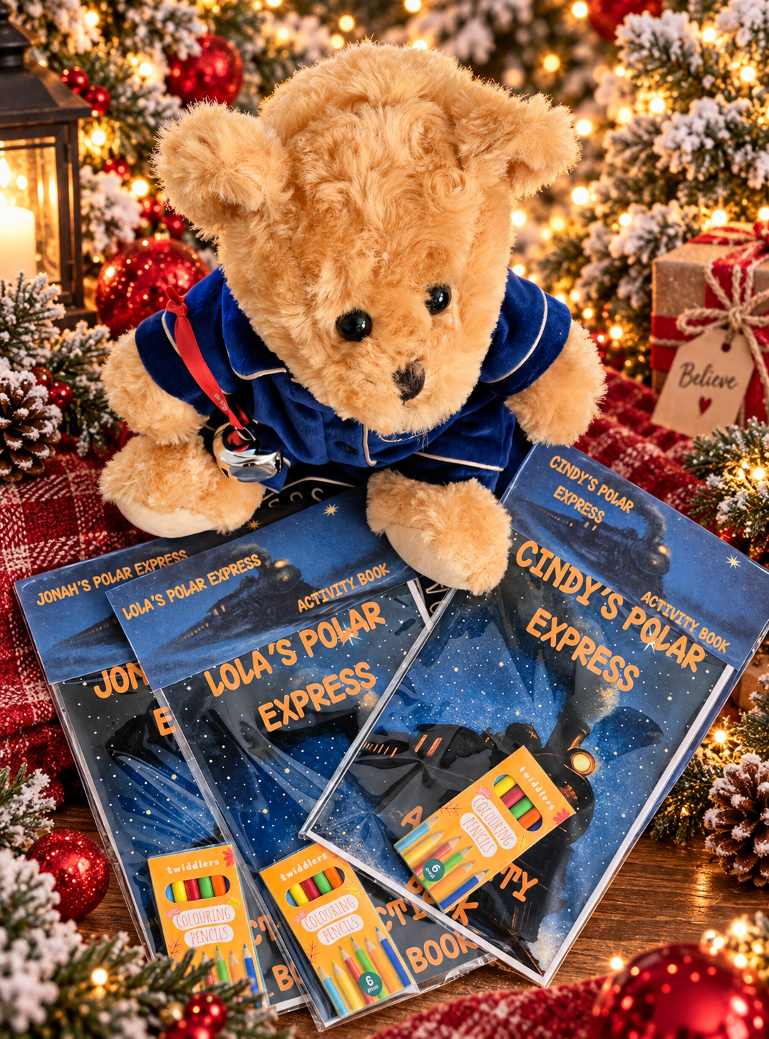 Personalised Polar Express Christmas Activity Pack