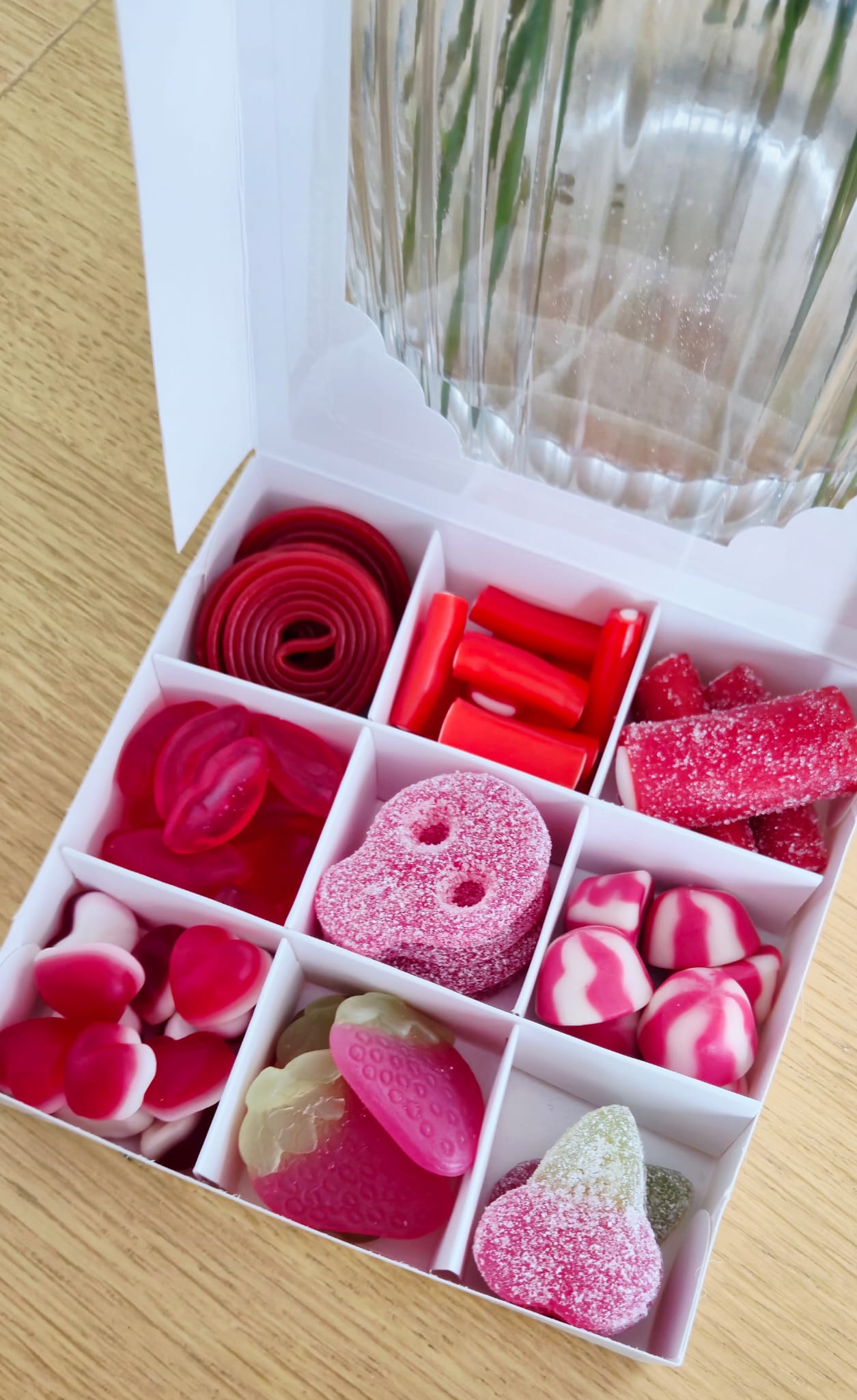 Personalised Red Pick & Mix Sweet Gift Box