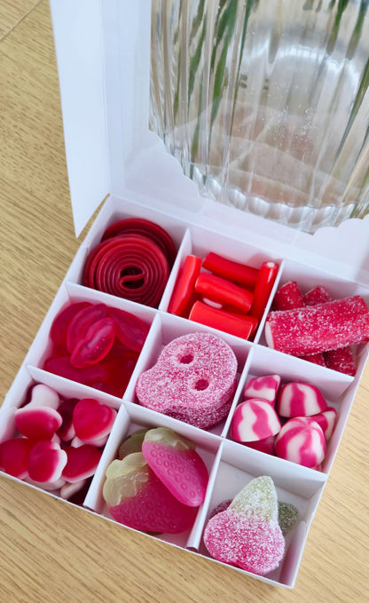 Personalised Red Pick & Mix Sweet Gift Box