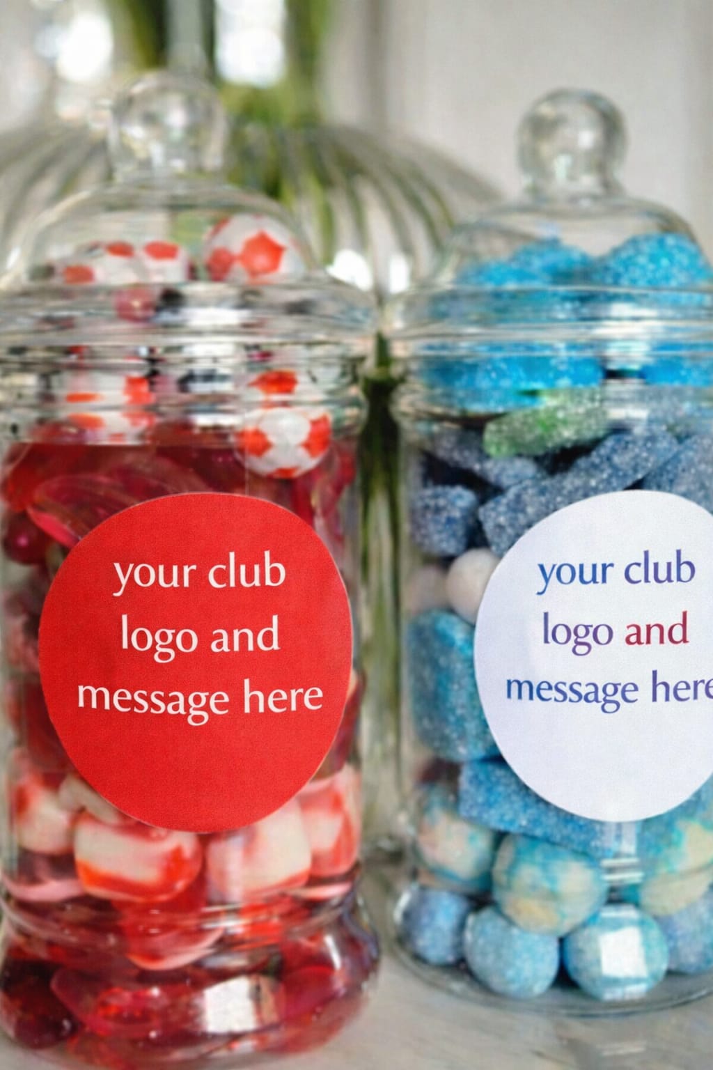 Personalised Football Sweet Jar Gift | Chocolate & Sweets