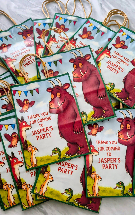 Personalised Gruffalo Party Gift Bags | Gruffalo Party Favours