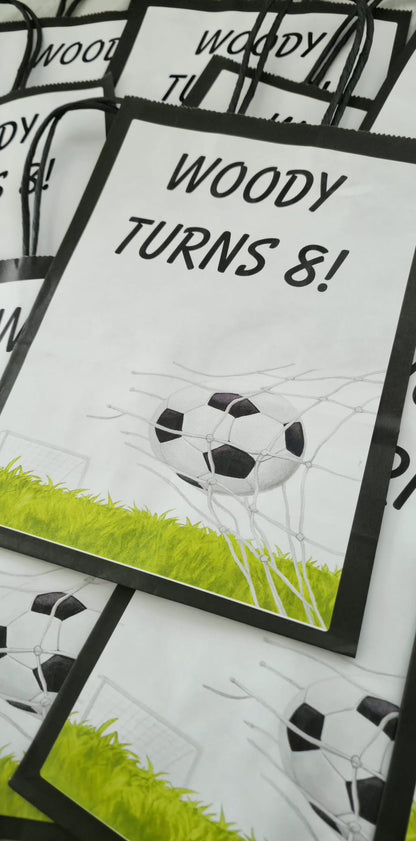 Personalised Football Party Bags
