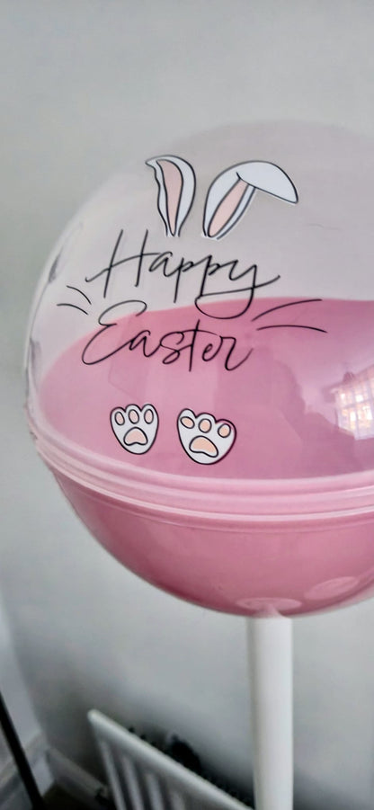 Giant Easter Fillable Plastic Lolipops