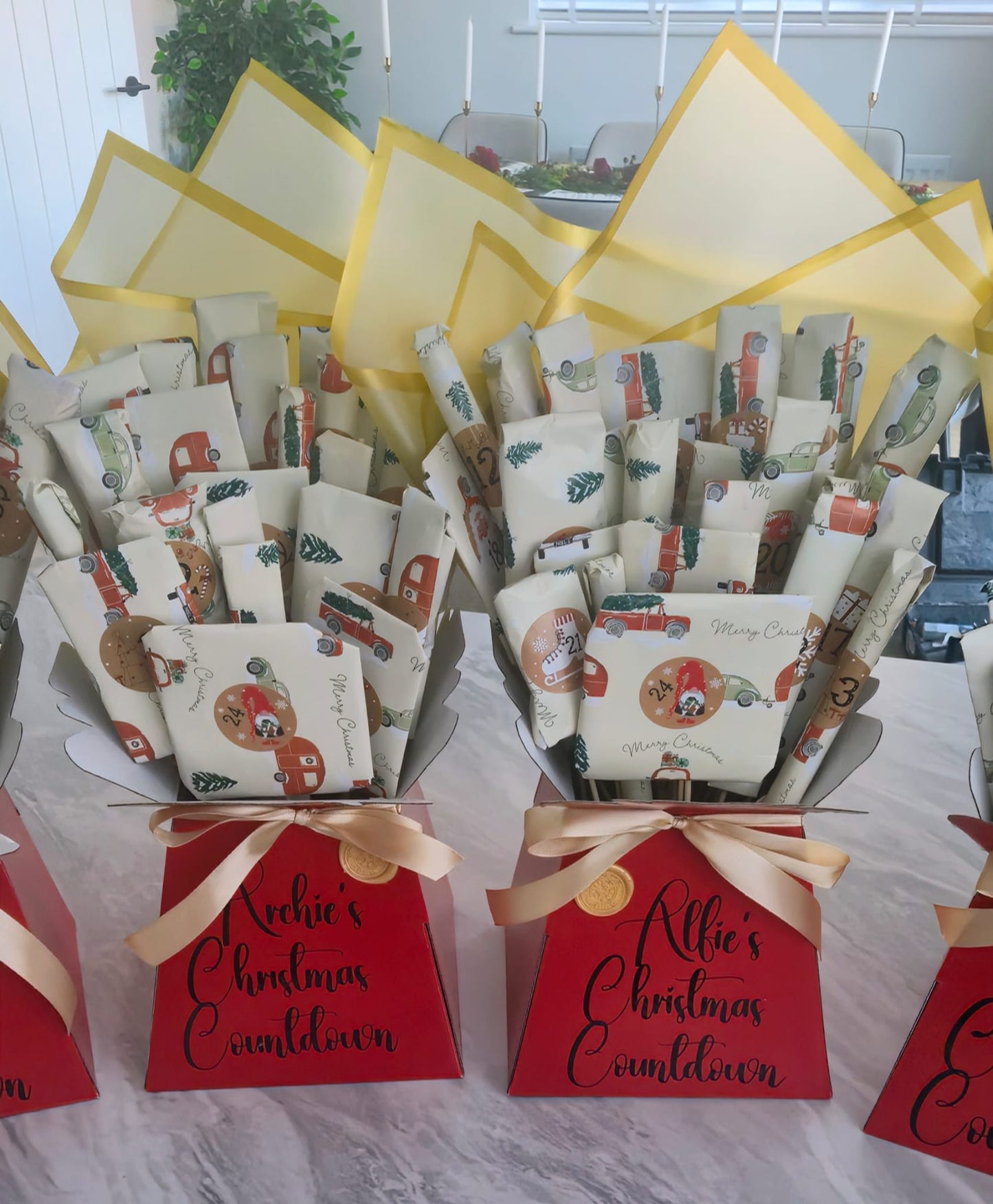 Mixed Sweet and Chocolate Advent Bouquet