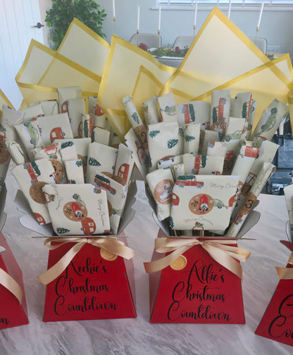 Mixed Sweet and Chocolate Advent Bouquet