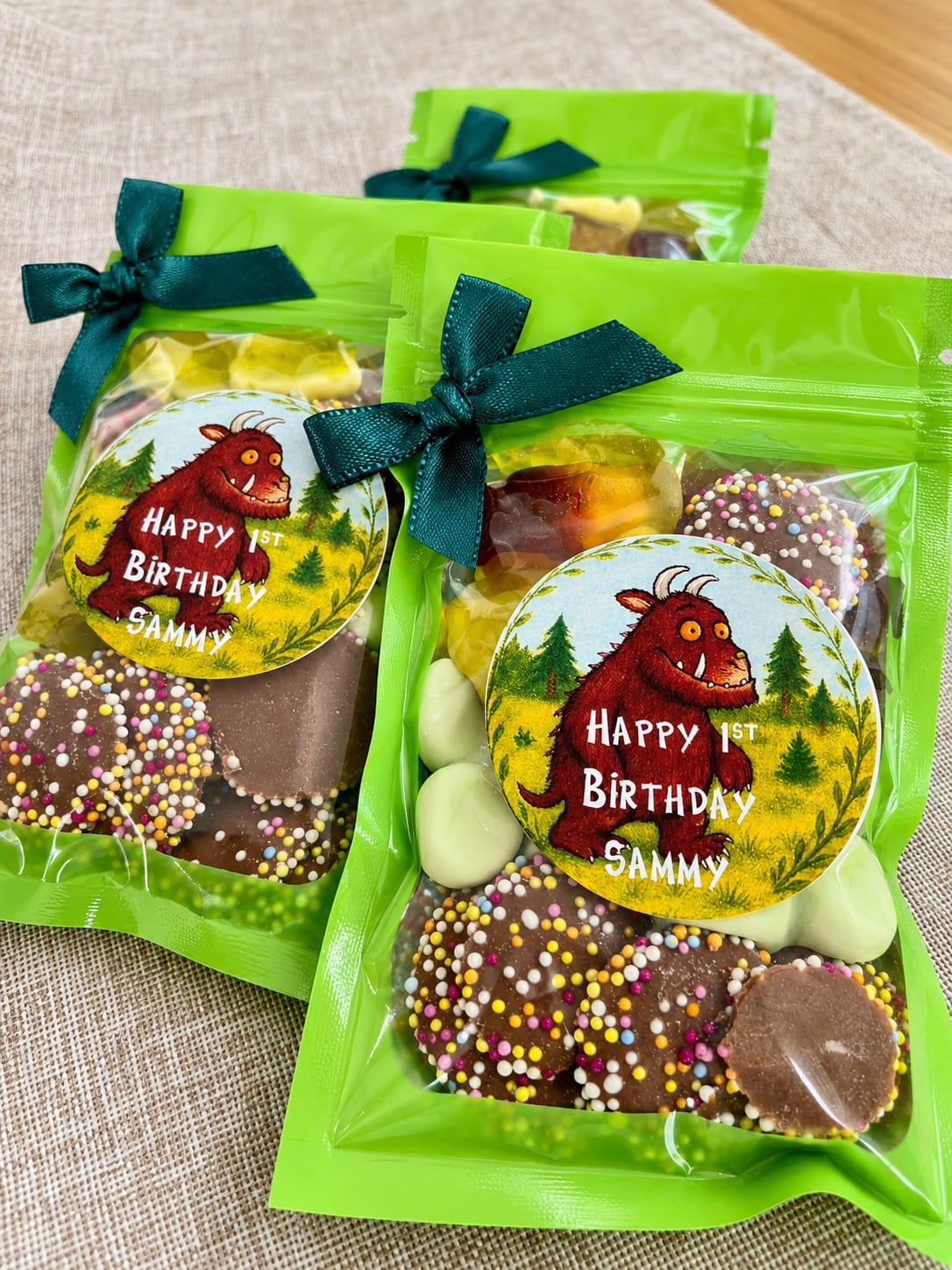 Personalised Gruffalo Party Sweet Bags